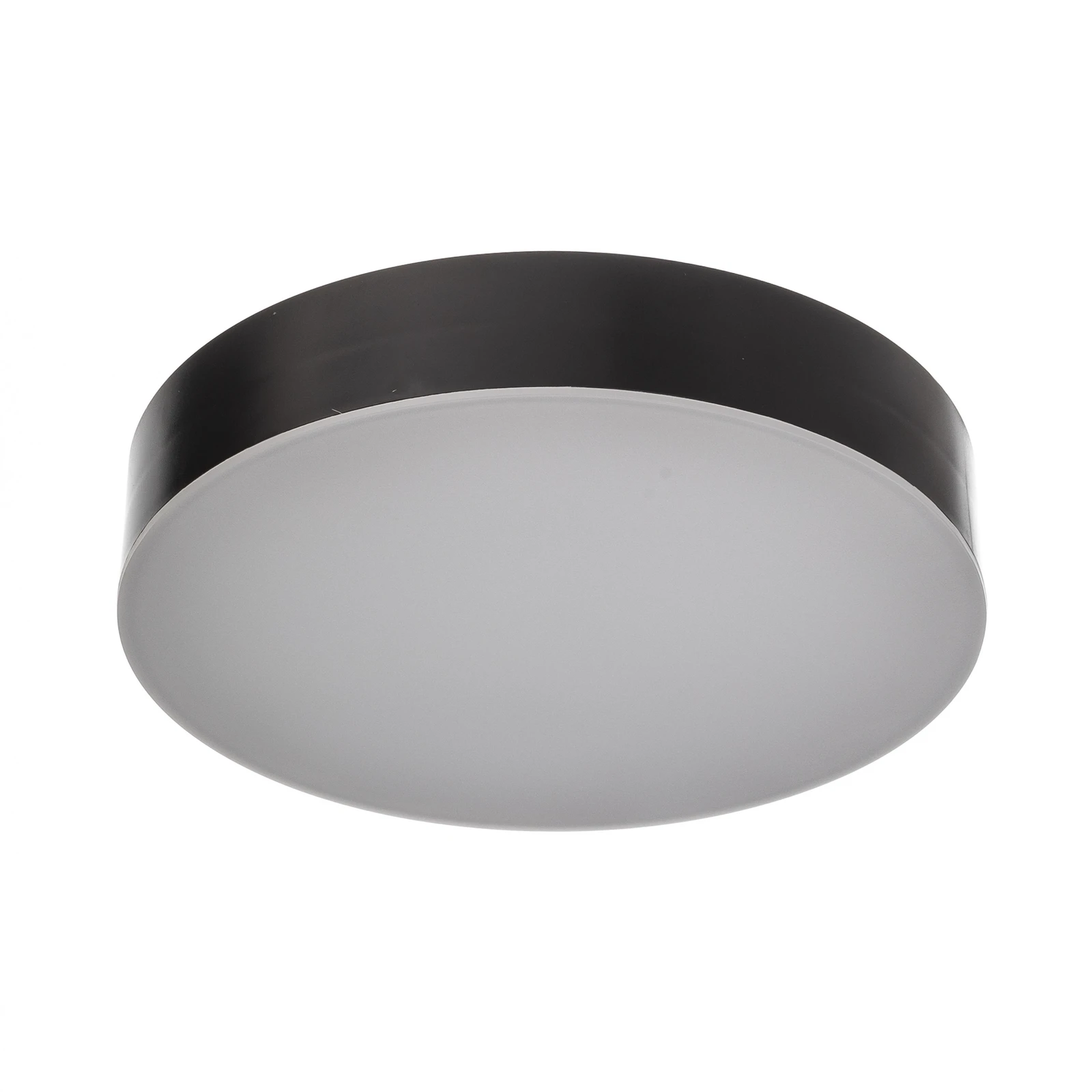 Lindby LED-Außendeckenlampe Lahja, anthrazit, Sensor, IP65