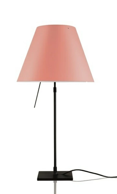 Luceplan - Costanza Tischleuchte m/Dimmer Schwarz/Edgy Rosa