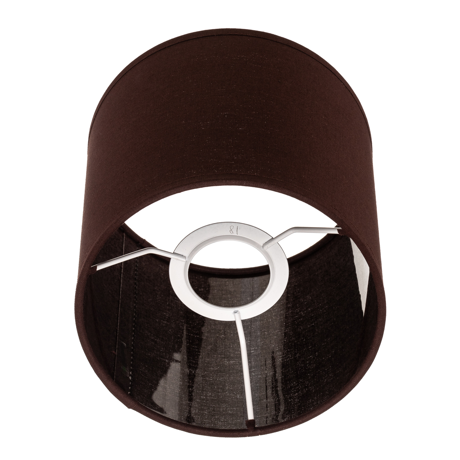 Abat-jour Roller, brun, Ø 15 cm, 15 cm de haut