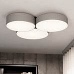 EGLO connect viedais LED griestu gaismeklis Barbano-Z, pelēks