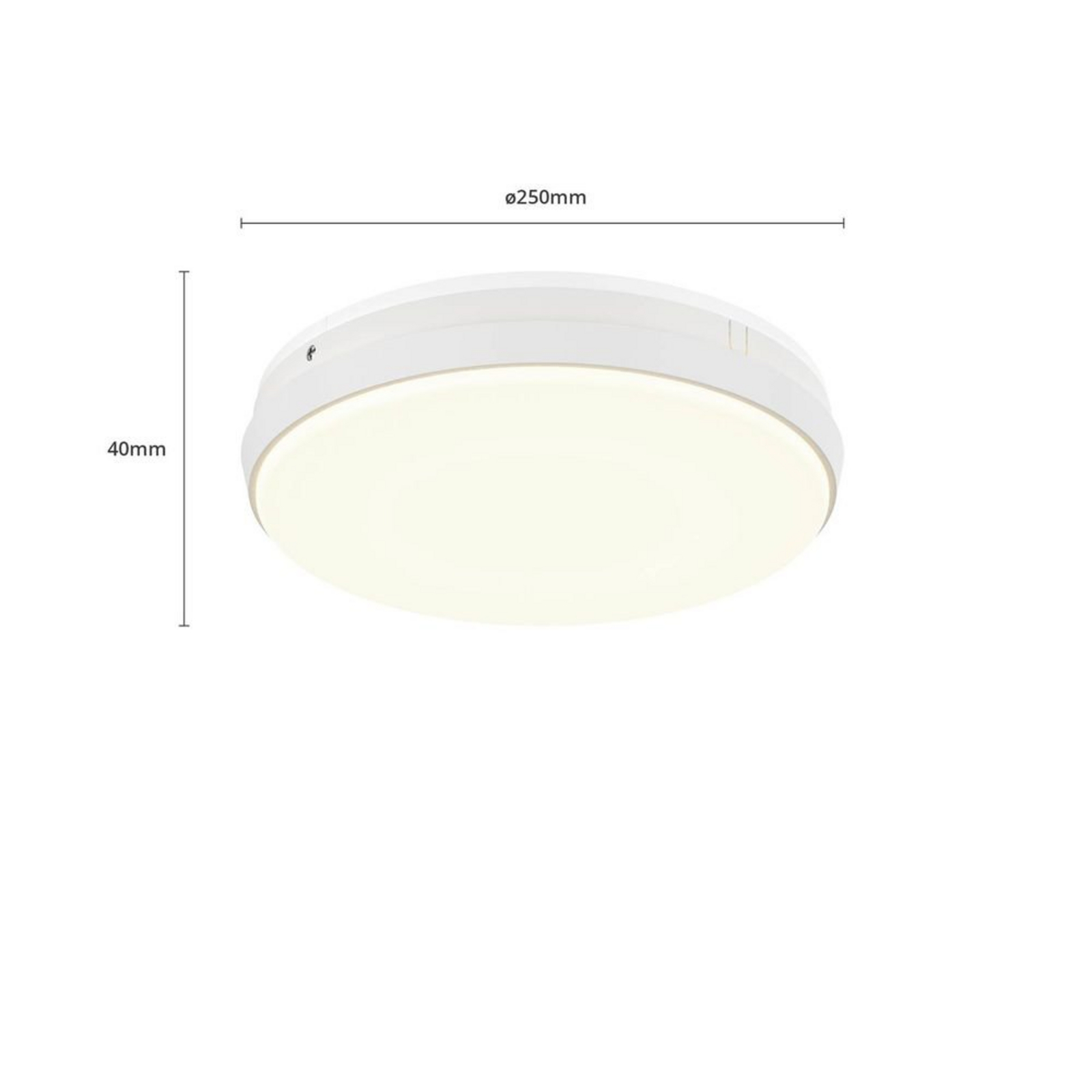 Brady LED Round Ceiling Lamp Ø25 White - Arcchio