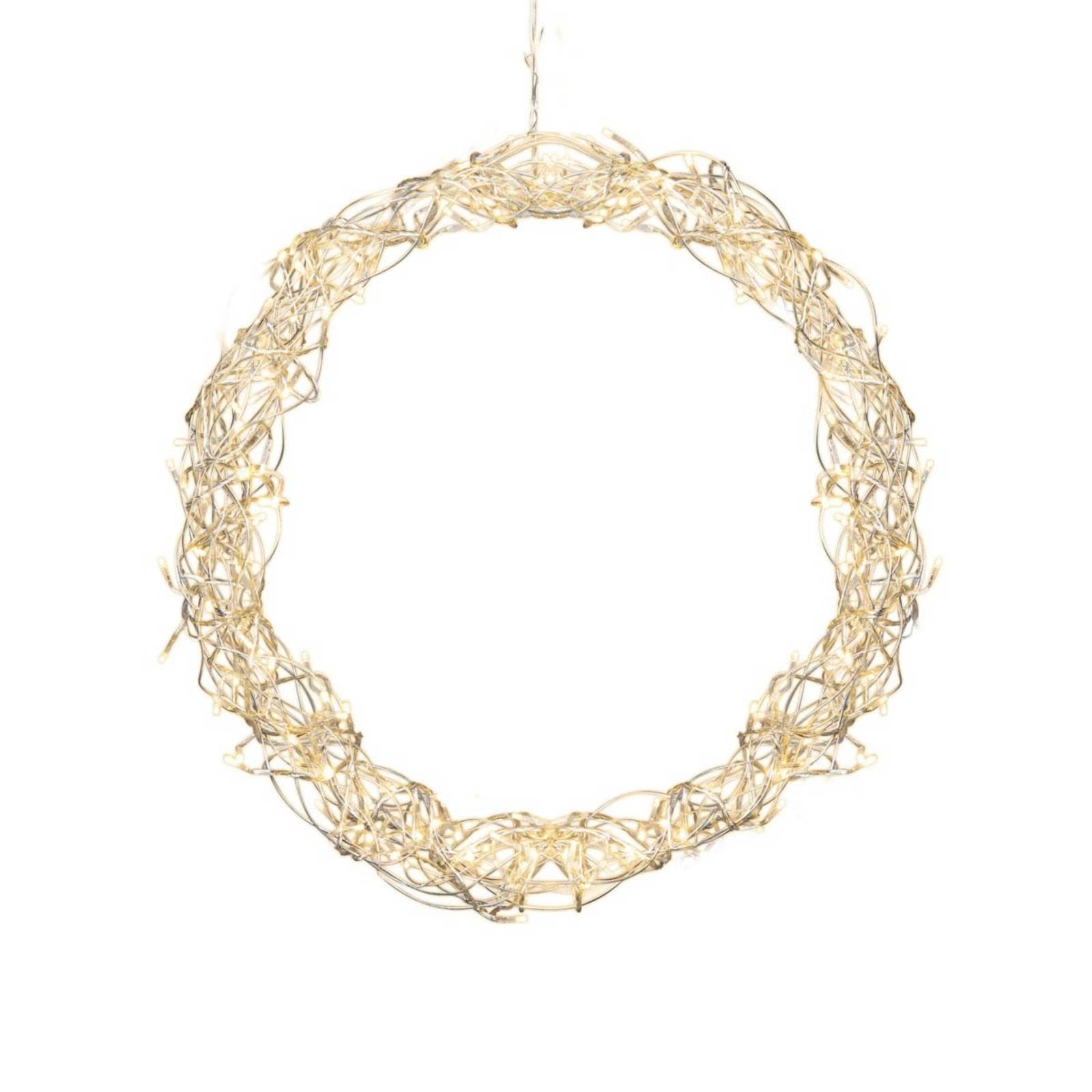 STAR TRADING Couronne LED décorative Curly de 50 cm