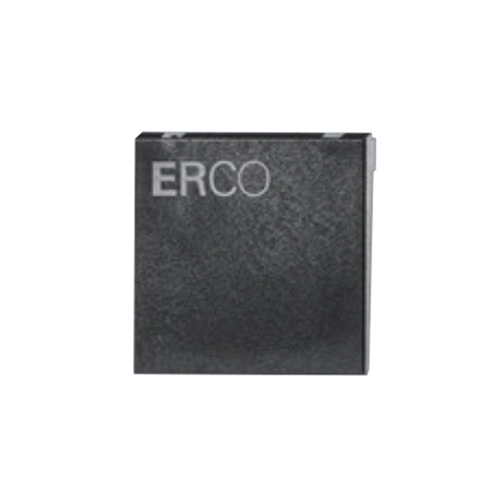 Placa de extremidade ERCO para via trifásica, preta