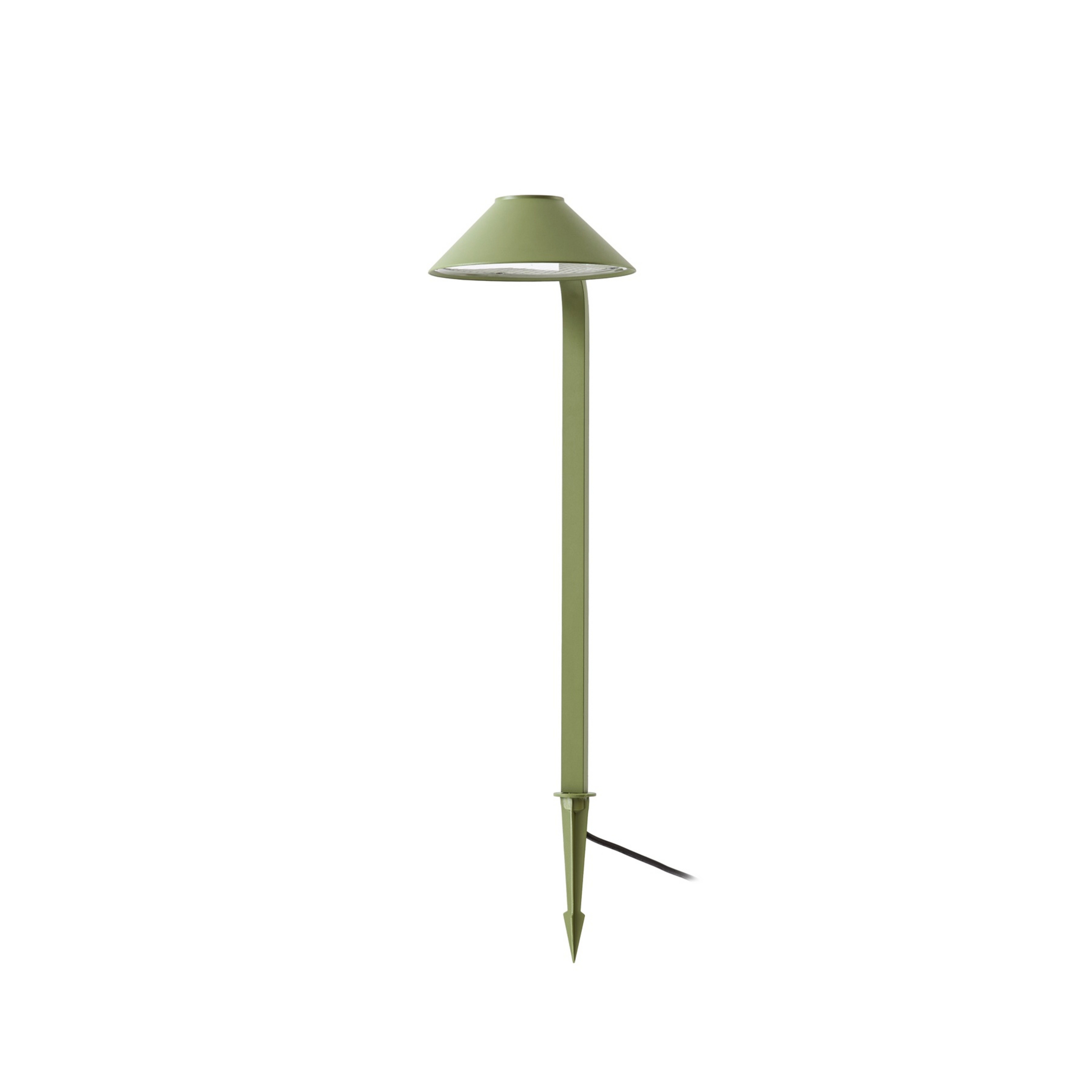 Capelo LED-maapiikkivalo, vaaleanvihreä, korkeus 78 cm, IP65 - Lindby