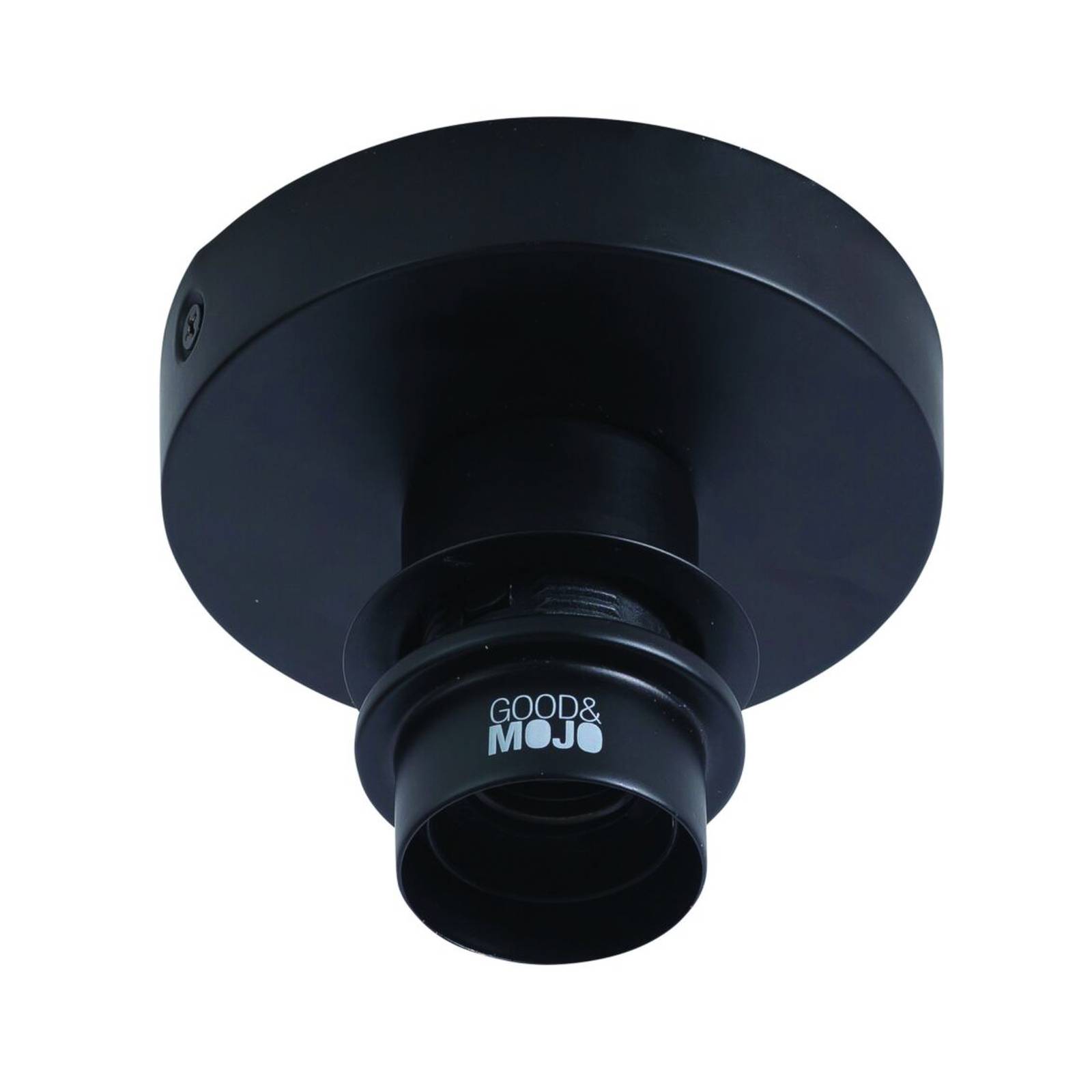 Lampa sufitowa Good & Mojo Iguazu, czarna, Ø 55 cm