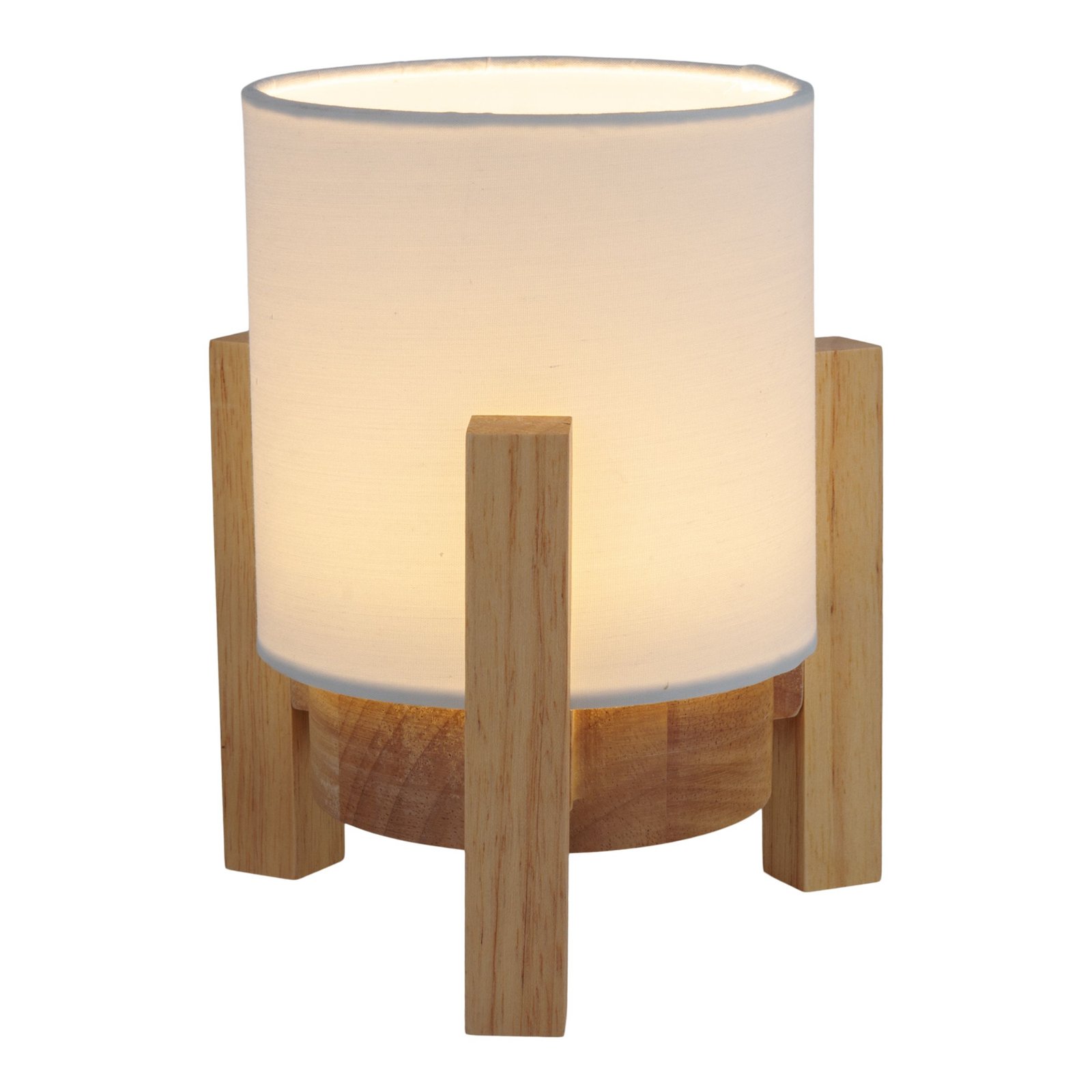 Madita LED table lamp, height 19 cm, Natur/white