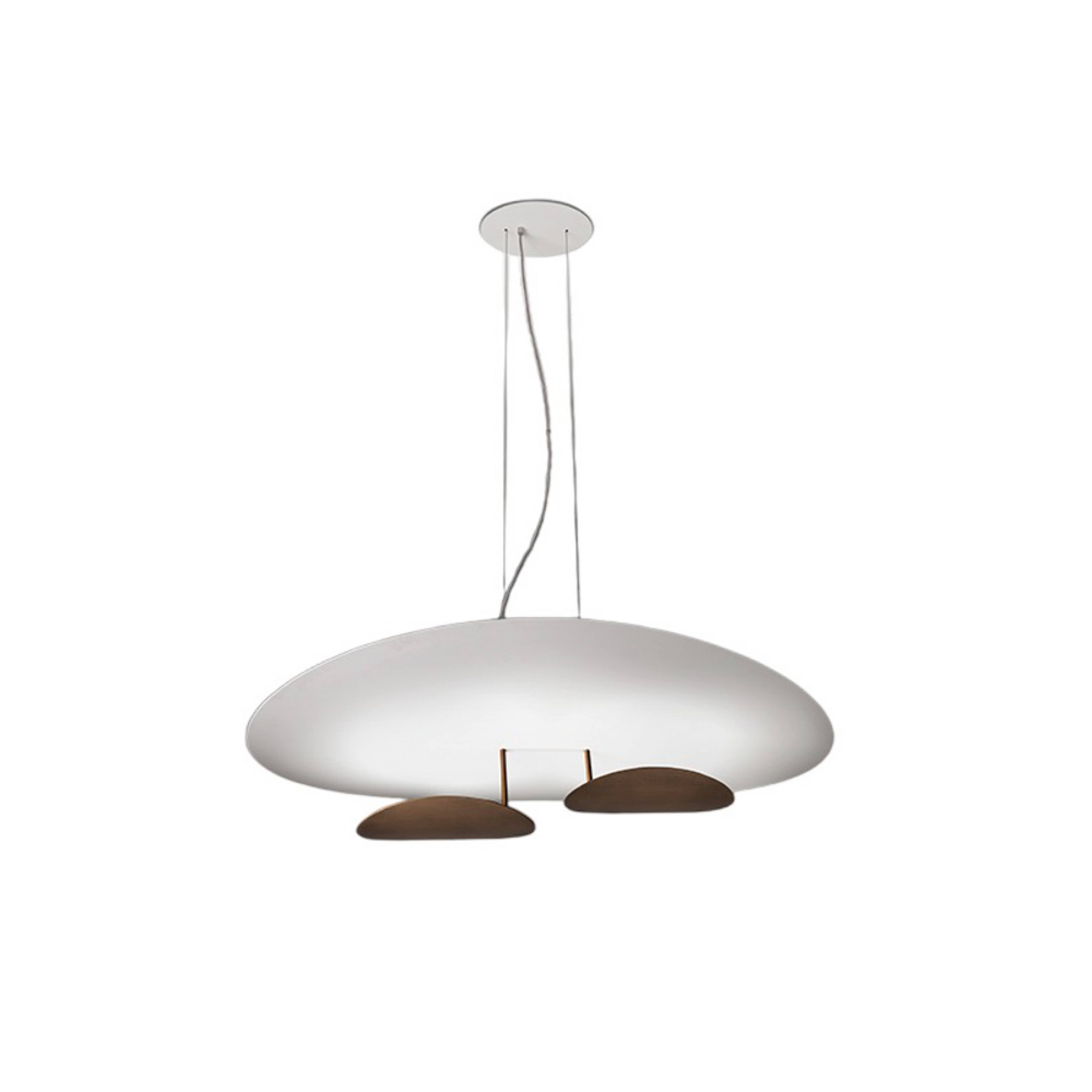 ICONE Masai Suspension 927 Triac 130x64cm blanc/bronze