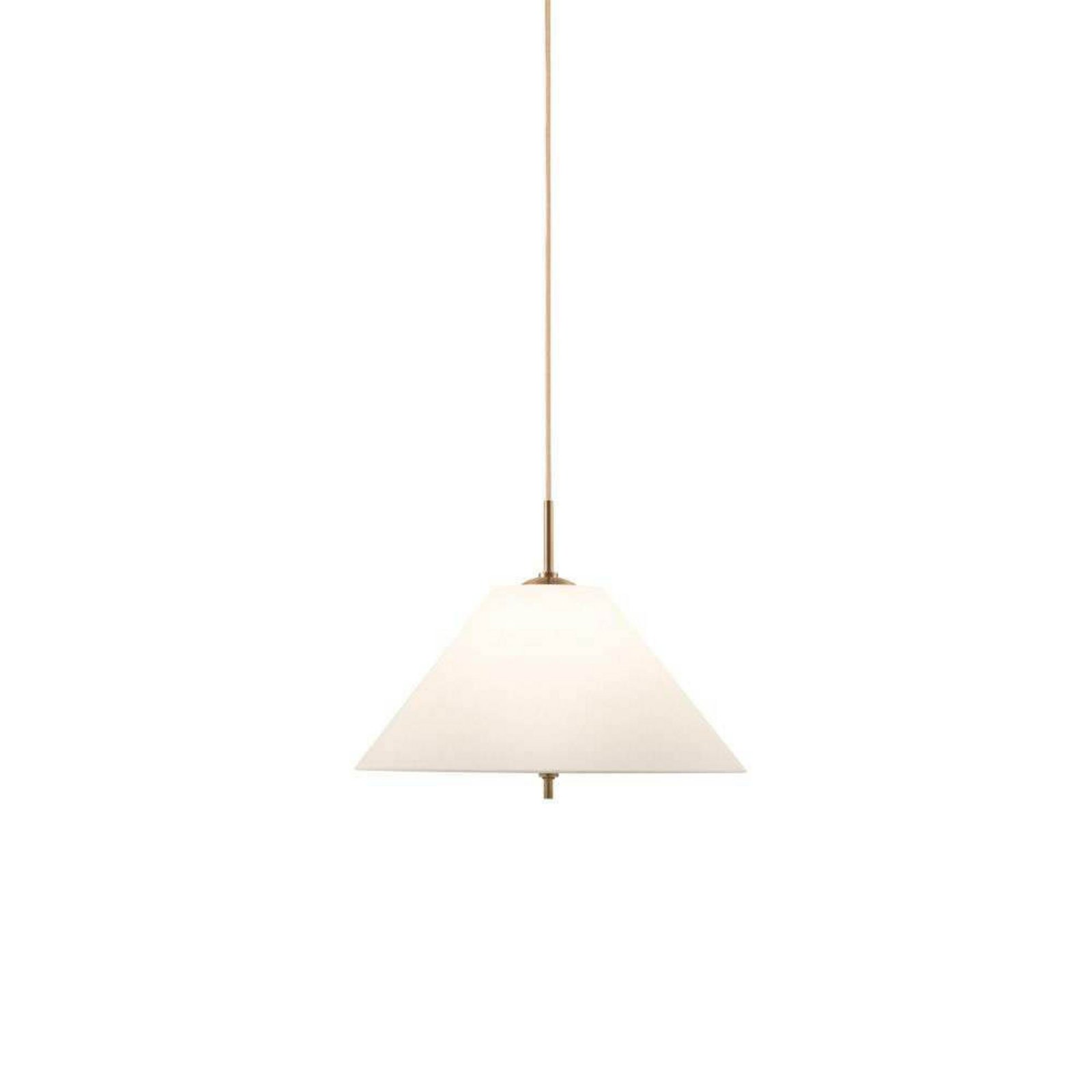 Globen Lighting Hängeleuchte IRIS, creme, Ø 25 cm