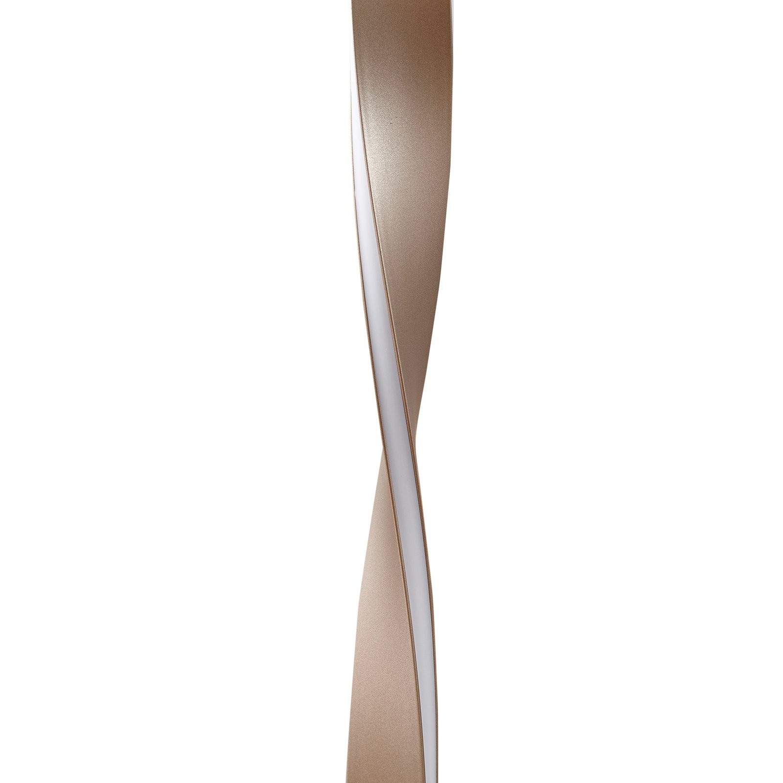 Lindby LED-Stehleuchte Jaren, schwarz/braun, 114 cm, CCT