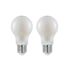 Bombilla LED E27 4W 2.700K atenuable opalino 2 ud