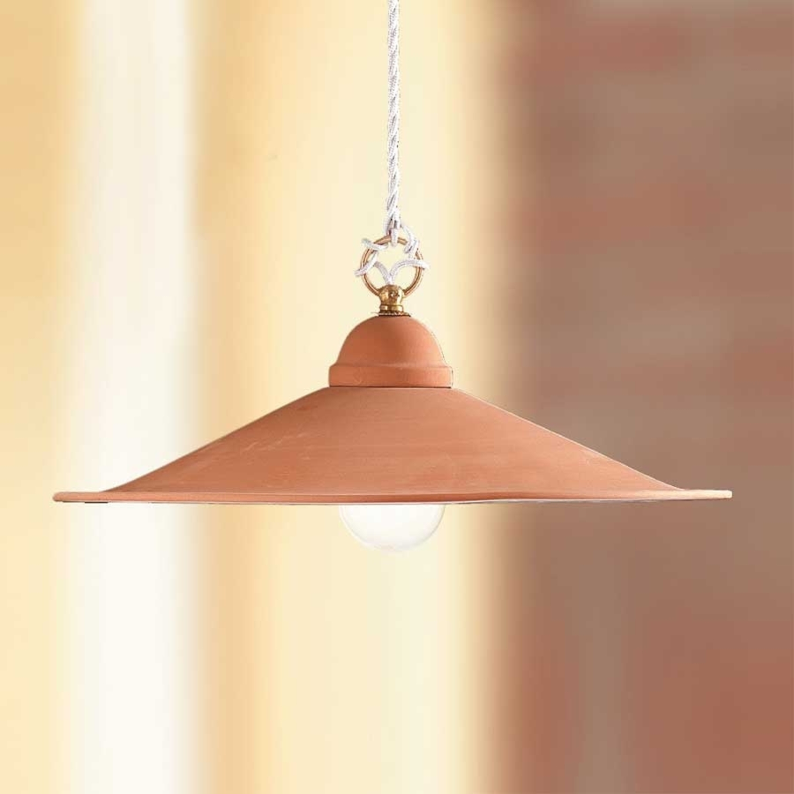 Ceramiche GIULIA hanging light, ceramic lampshade, 28 cm, for Kitchen, ceramic, E27, 100 W, energy efficiency: A++
