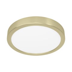 LED-pinta-asennuspaneeli Fueva 5 IP20 830 messinki Ø21cm