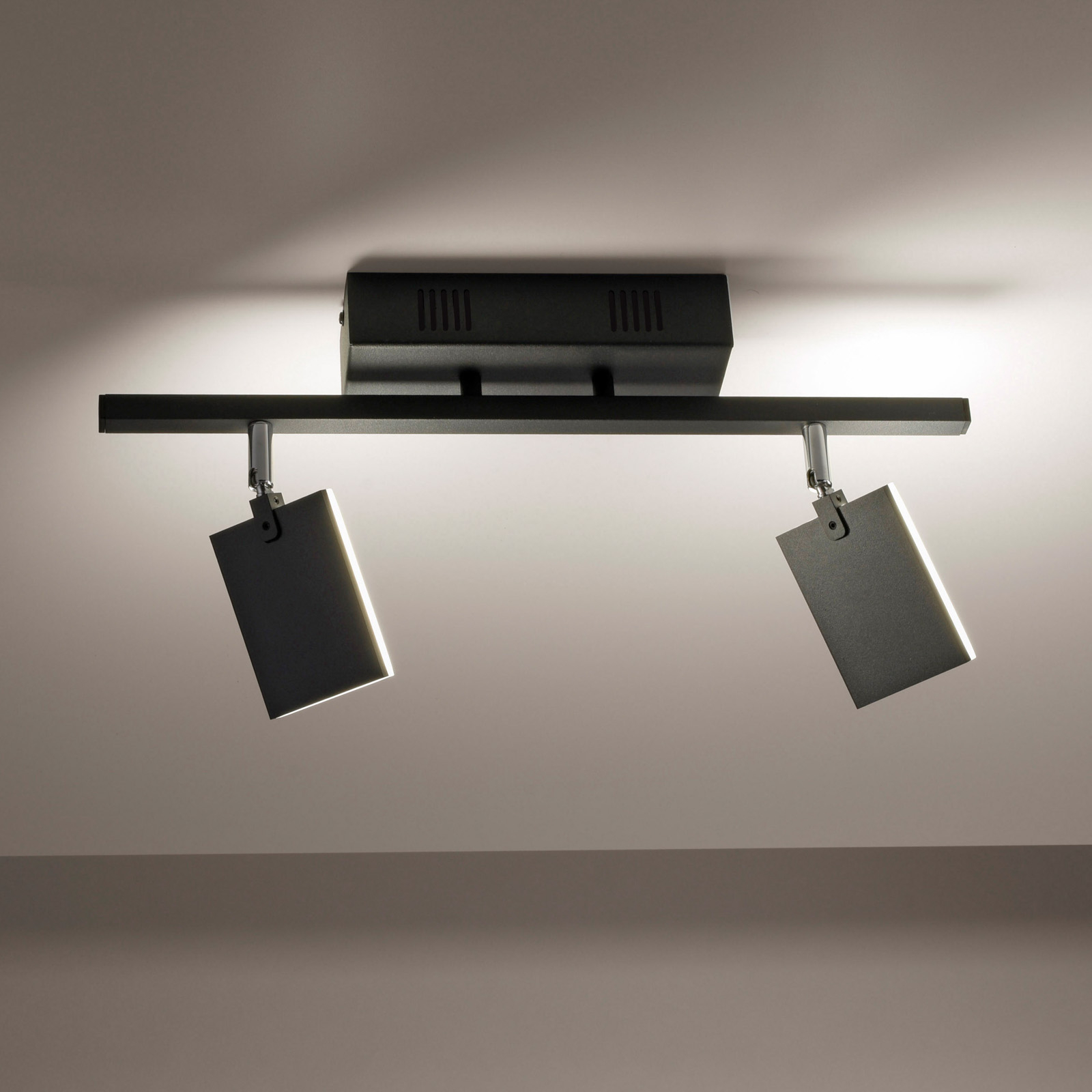 Mira Deckenlampe, black pearl, 2-flammig, Remote, CCT - PURE Mira Deckenlampe, black pearl, 2-flammig, Remote, CCT - PURE