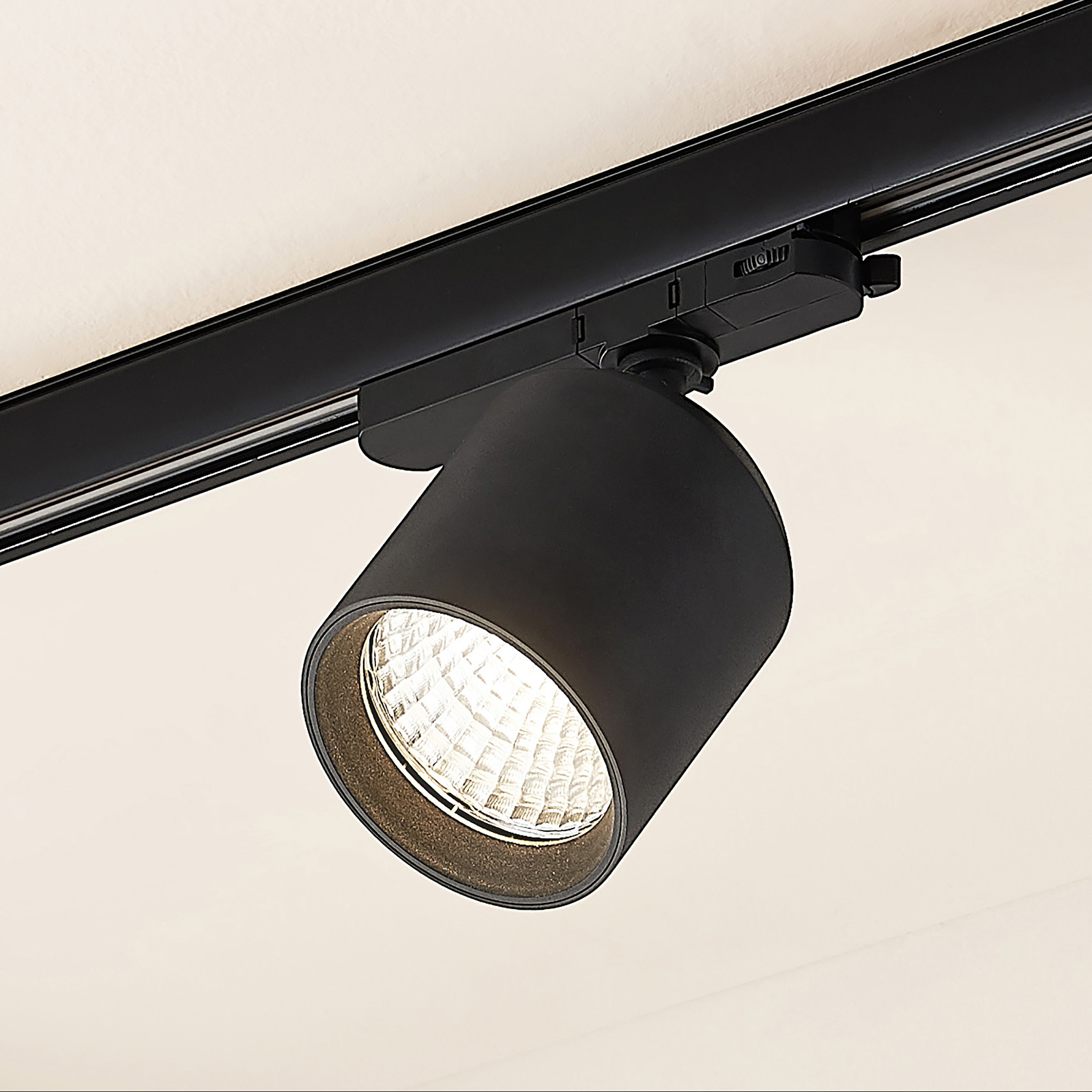 Arcchio Candra LED track spotlight, black