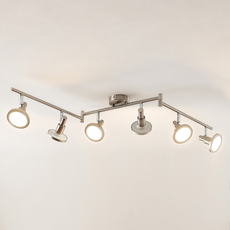Lindby Unnur LED-spotlight, 6 lyskilde
