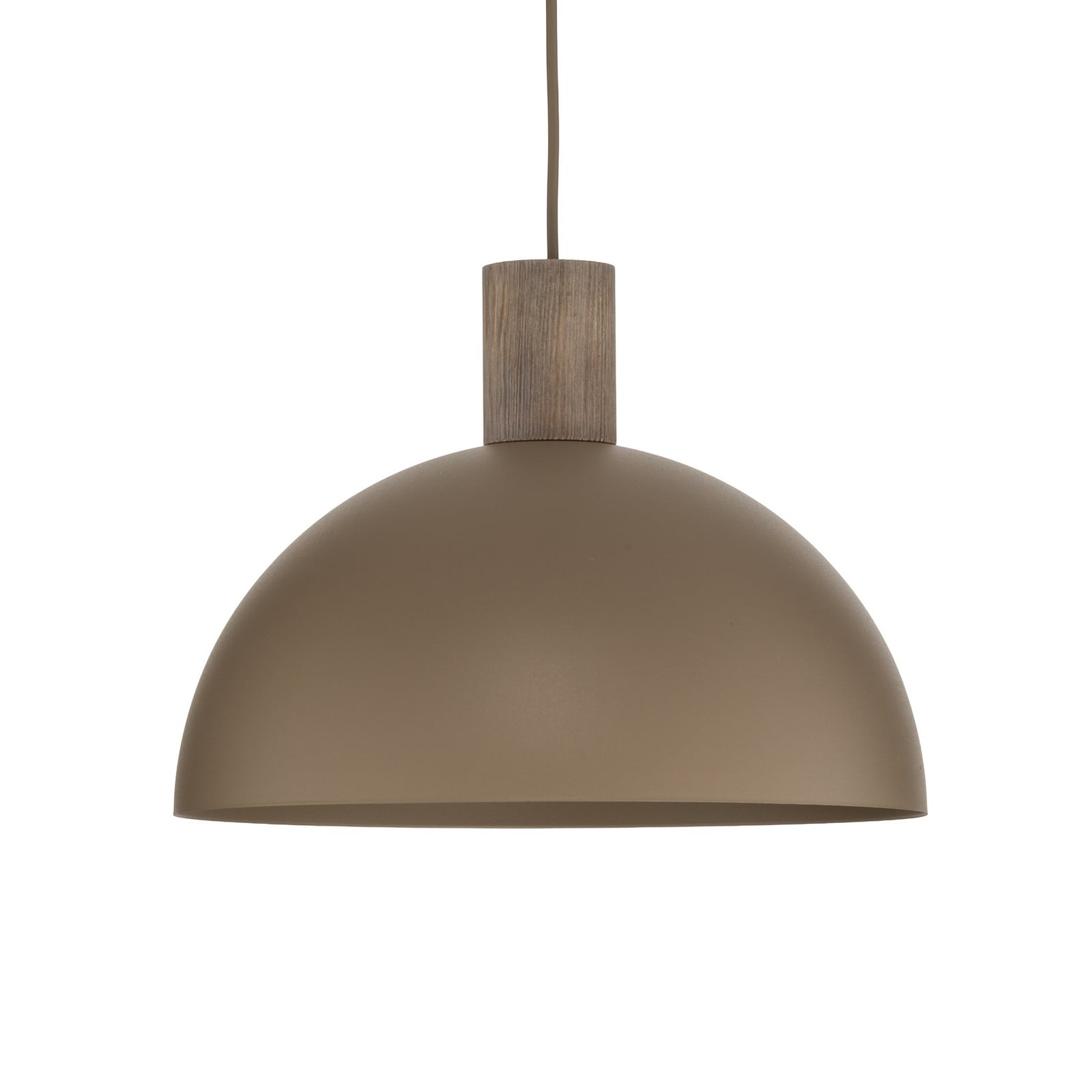 Suspension Oslo, couleur sable, métal, Ø 34 cm, E27
