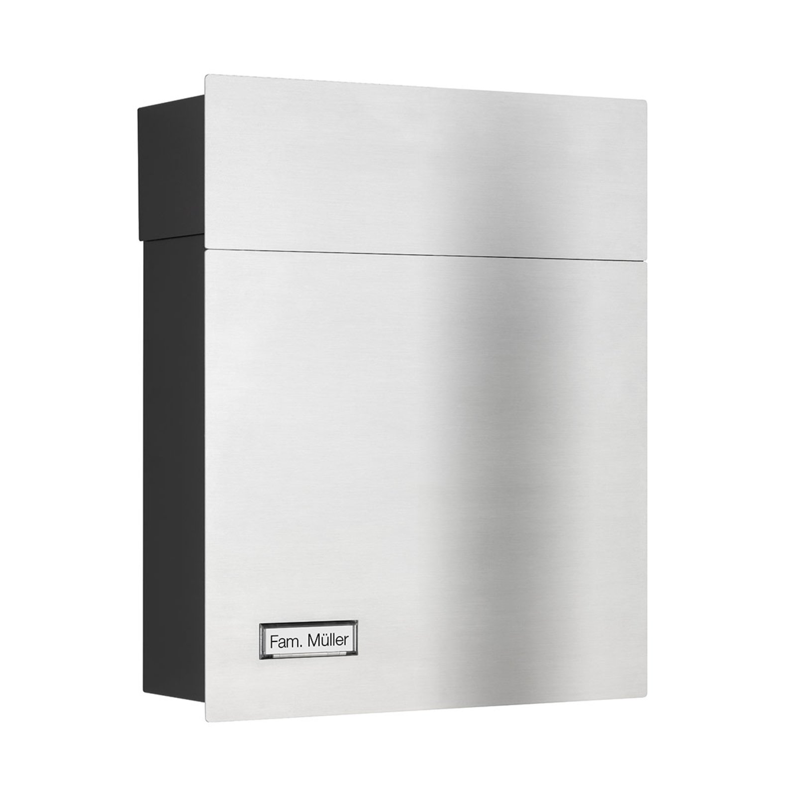 3011 stainless steel letterbox, name sign window Lights.ie