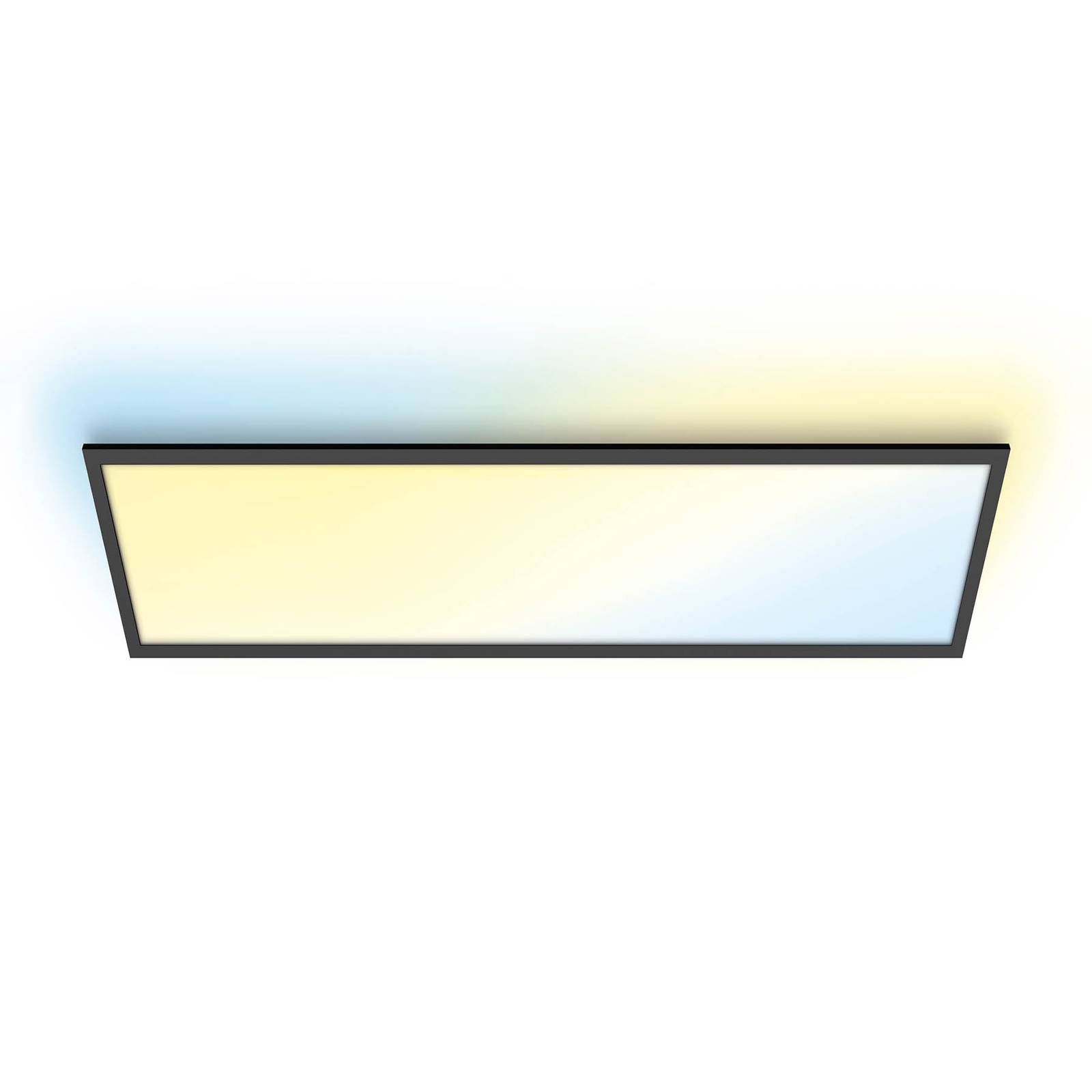 WiZ LED mennyezeti lámpa Panel, téglalap, fekete