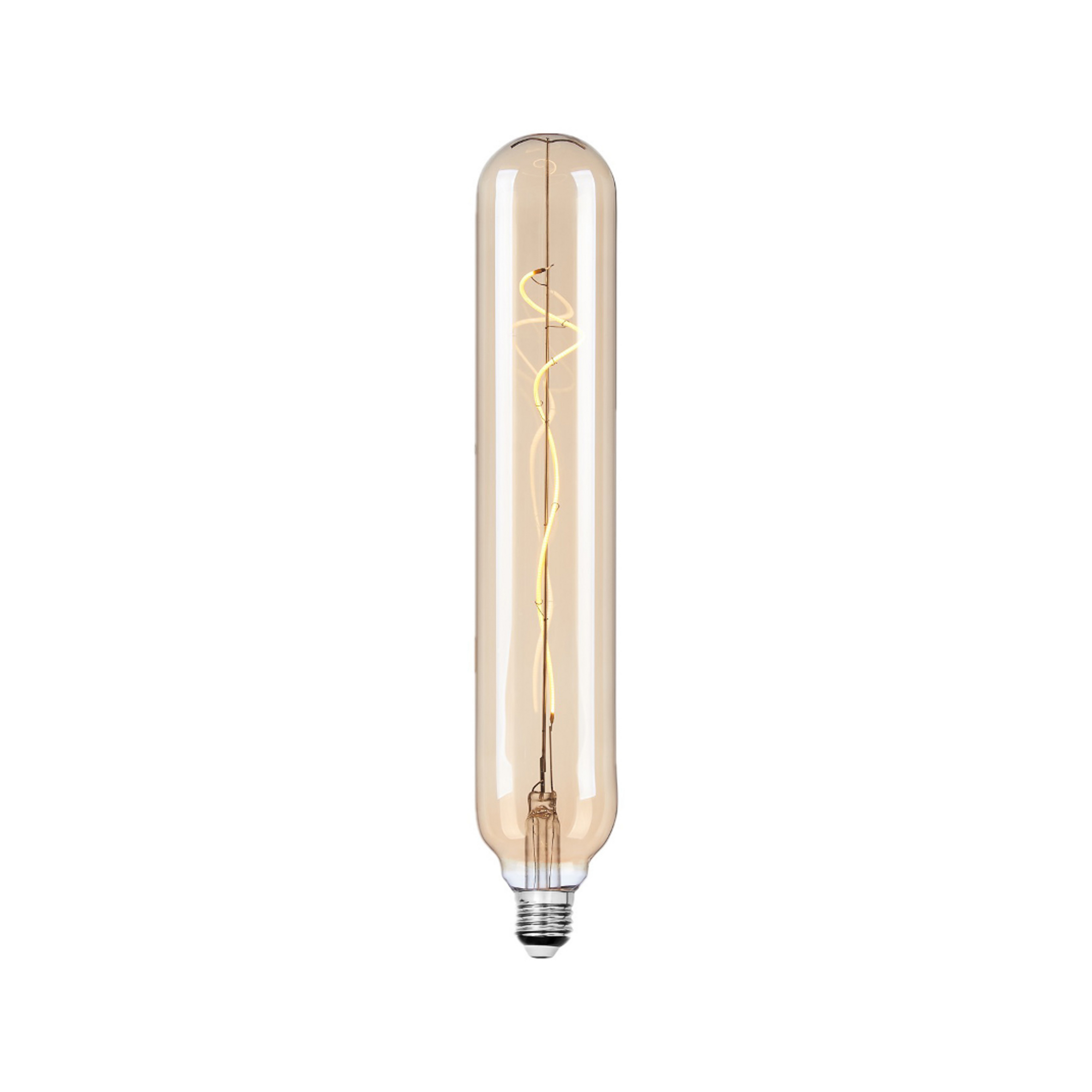Ampoule tubulaire LED Lucande, E27 4W, Ø 6 cm, ambre, 2700K