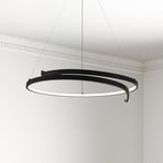 LED-Hängeleuchte Lorenzo, Metall, schwarz, 4.000 K