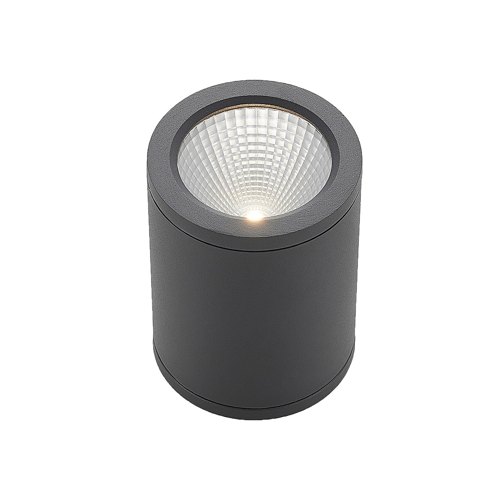 Downlight LED Embla de aluminio IP54, gris oscuro