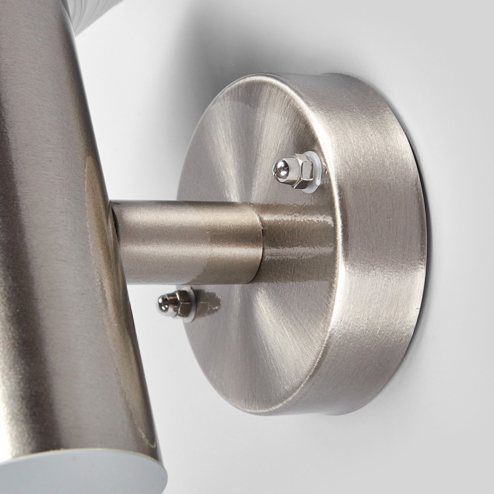 Tiga LED Candeeiro de Parede Exterior w/Sensor Stainless Steel/White - Lindby