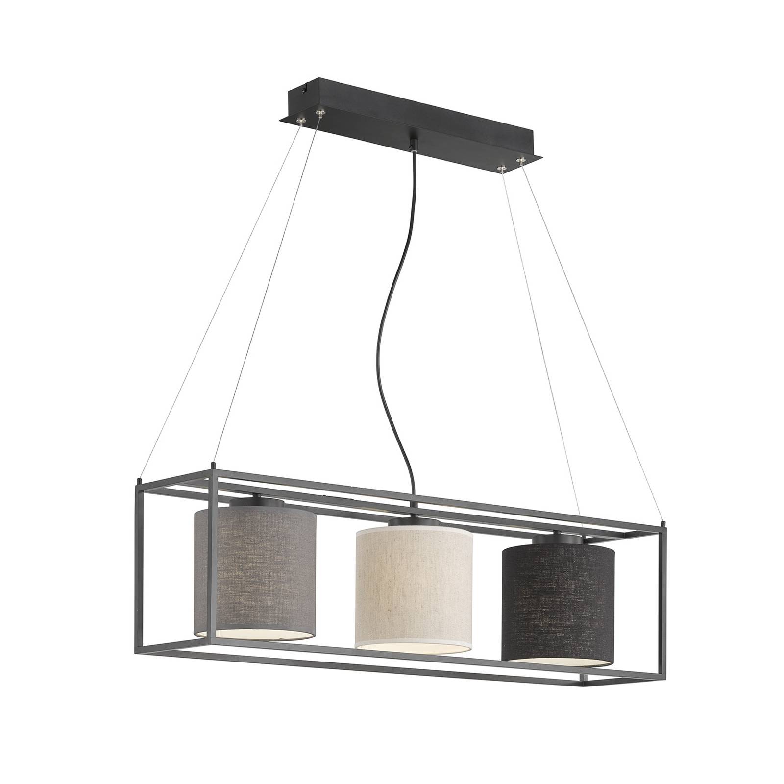 Hängelampe Gilli, dreiflammig