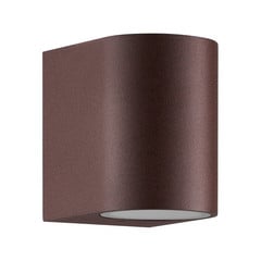 Applique da esterno Dion Single, ruggine, GU10, alluminio, IP44