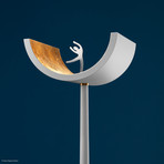 Catellani & Smith U. LED-Stehlampe, tanzende Figur