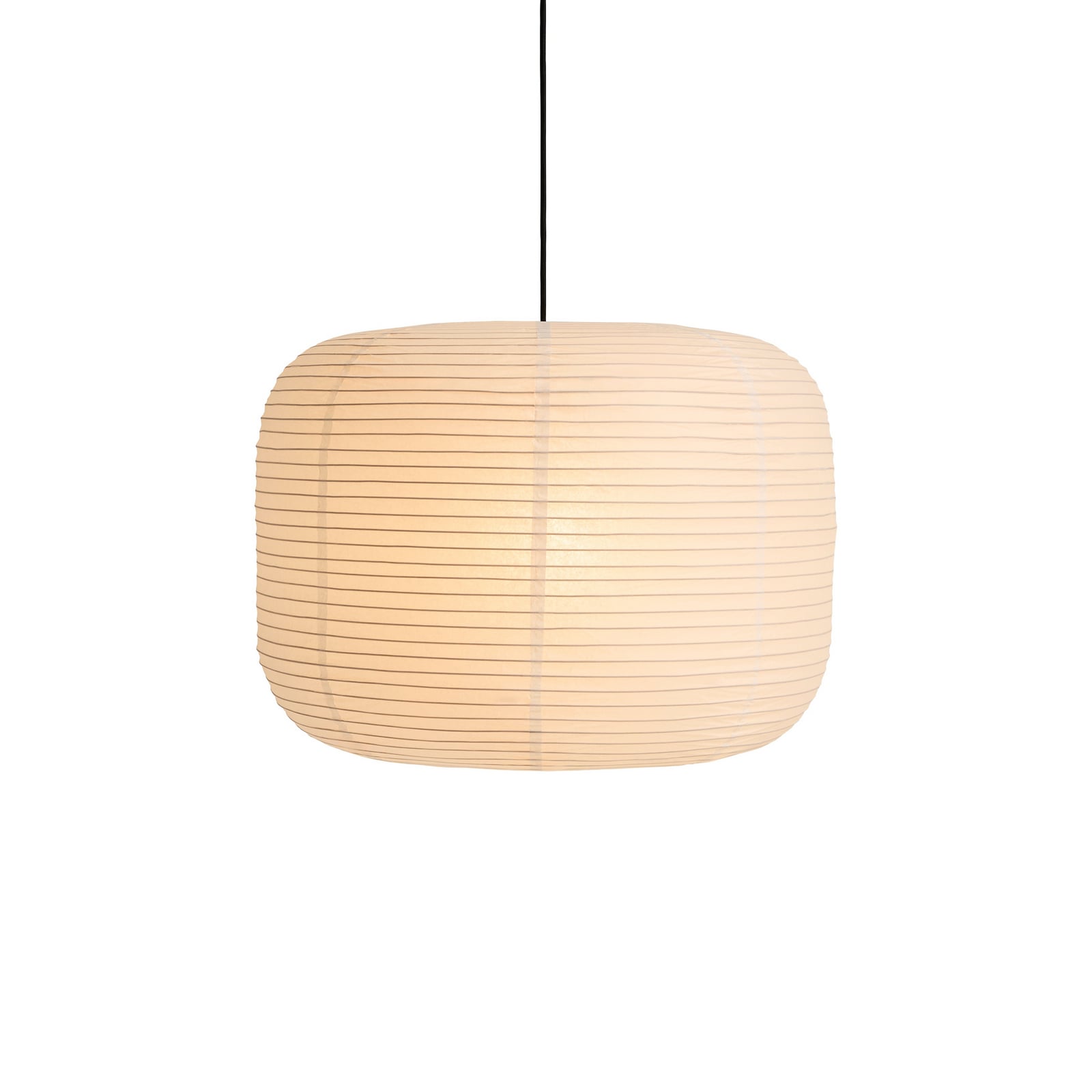 HAY-varjostin Donut, halkaisija 60 cm, valkoinen, paperi/bambu