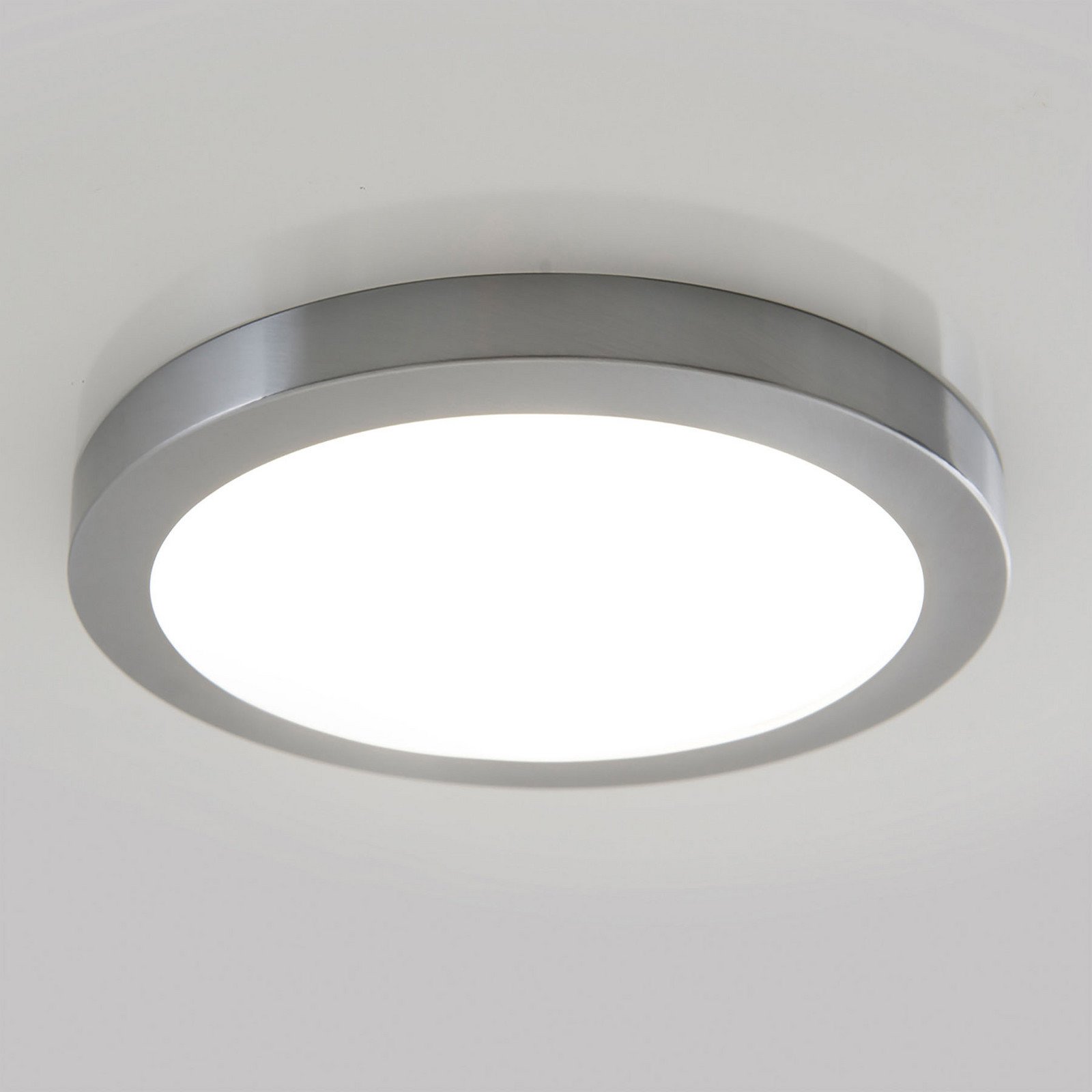 Näve Plafonieră LED Bonus cu inel magnetic Ø 225 cm - Camera de zi / sufragerie - modern - crom mat alb - Metal