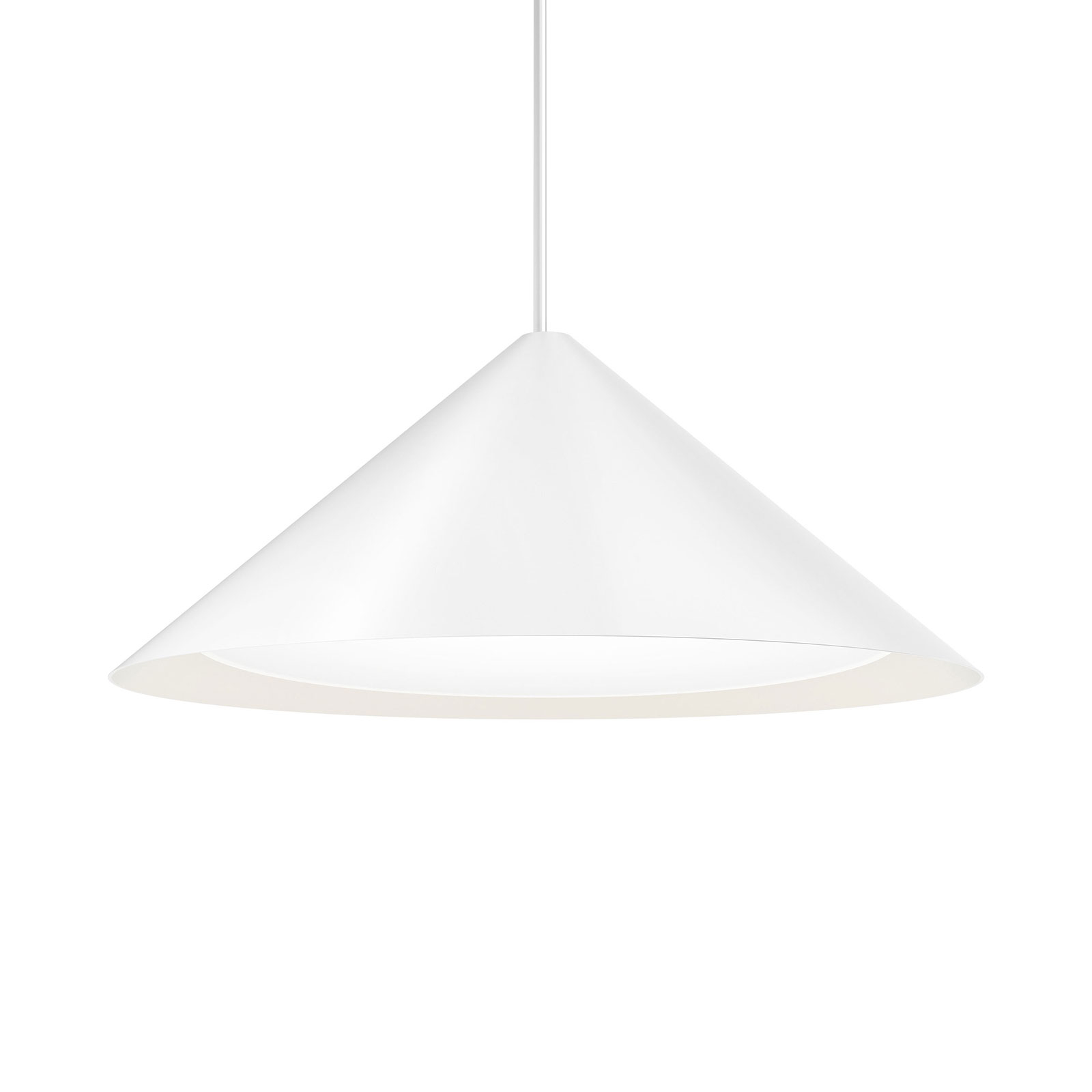 Louis Poulsen Keglen LED függő lámpa 65 cm fehér
