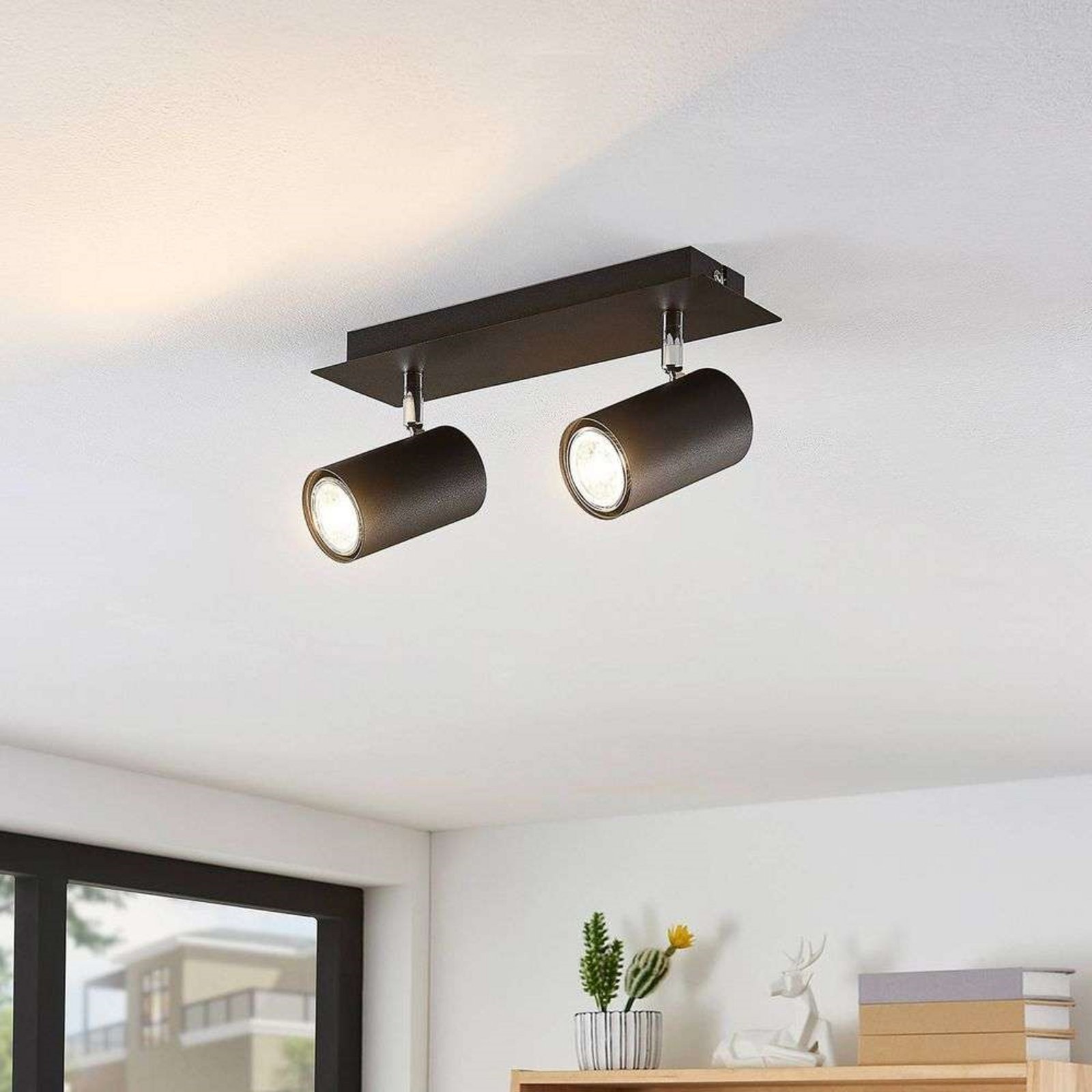 Joffrey 2 Plafonnier Black - Lindby