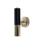 Wandleuchte Orino, schwarz/gold, Metall, GU10