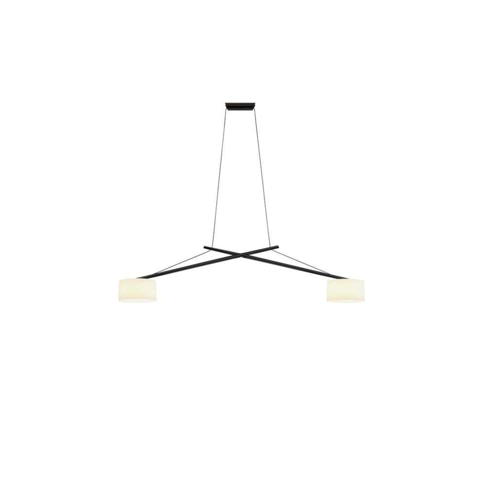 Twin LED Lustră Pendul Black - Serien Lighting