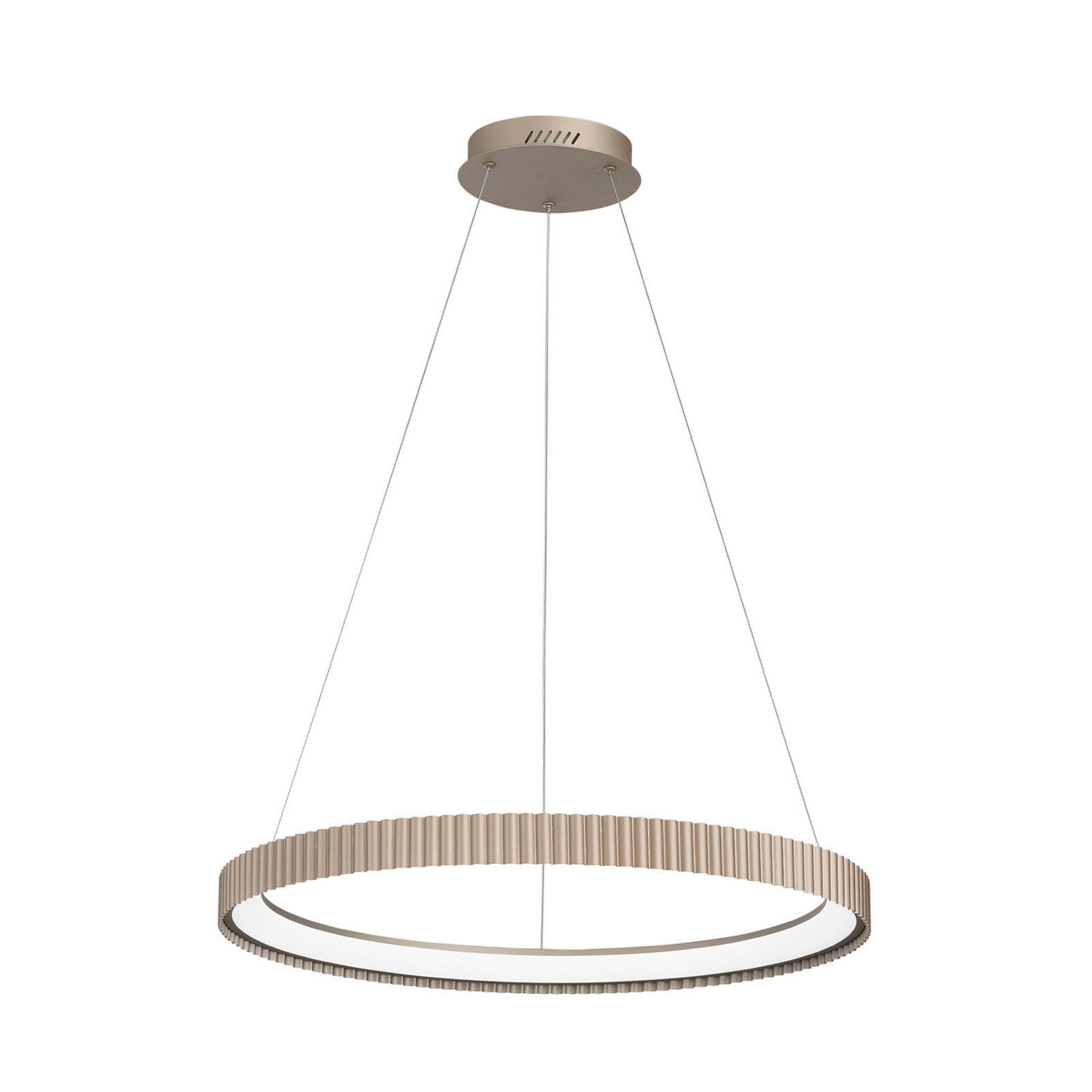 Luce Ambiente Design Lampă suspendată LED Niike culoare auriu Ø 70 cm metal CCT - Camera de zi / sufragerie - Modern