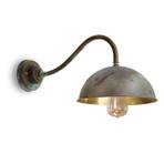 Circle wall lamp antique/polished brass depth 49cm