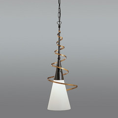 Lampada sospensione BONITO ruggine 75 cm