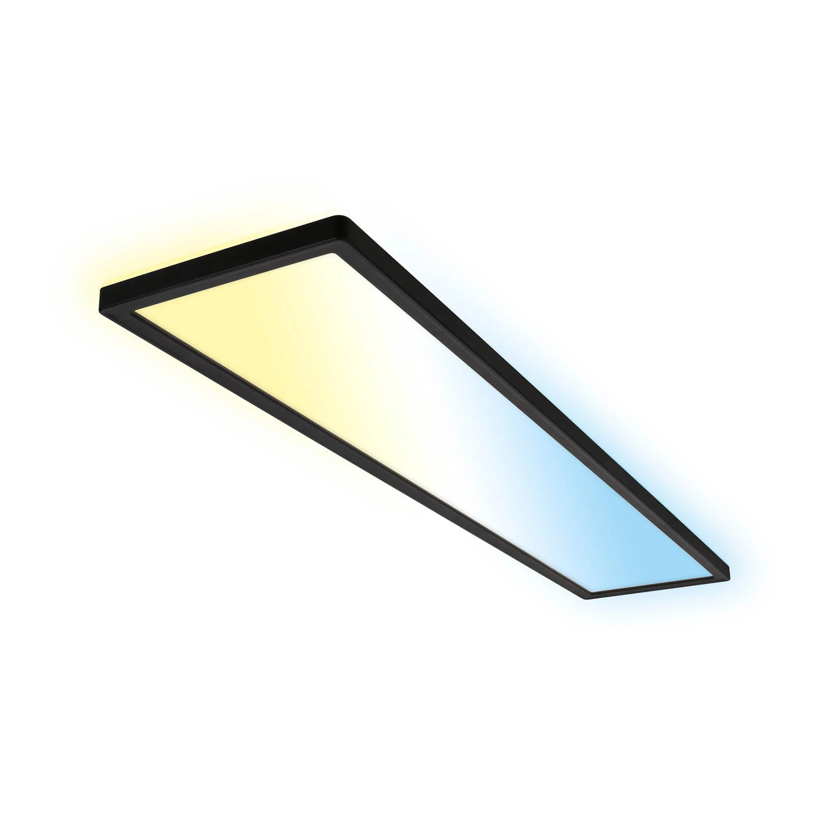 LED πάνελ Tava CCT, μαύρο, 98 x 20 cm με πλαστικό οπίσθιο φωτισμό