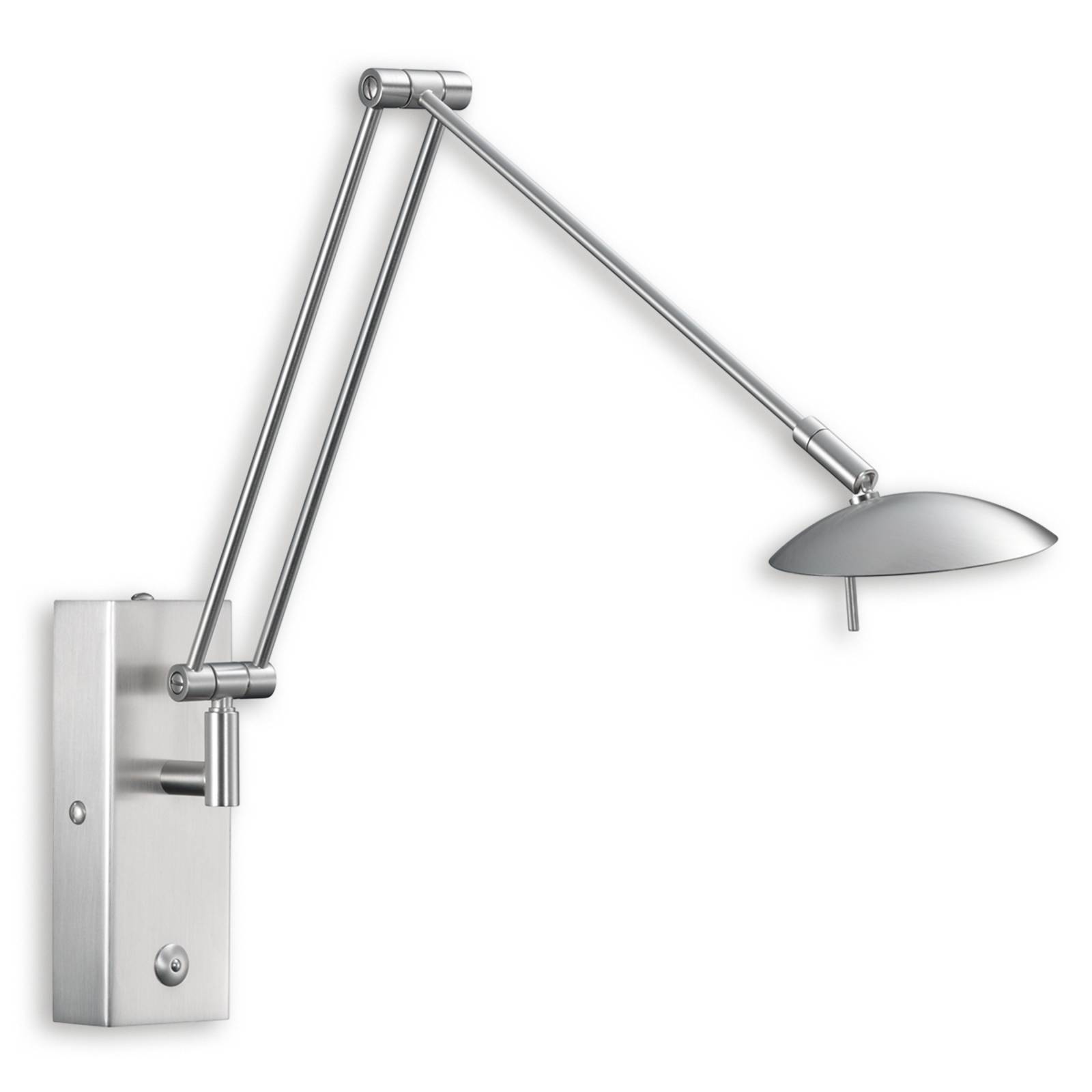 Applique LED LINK fonctionnelle nickel mat