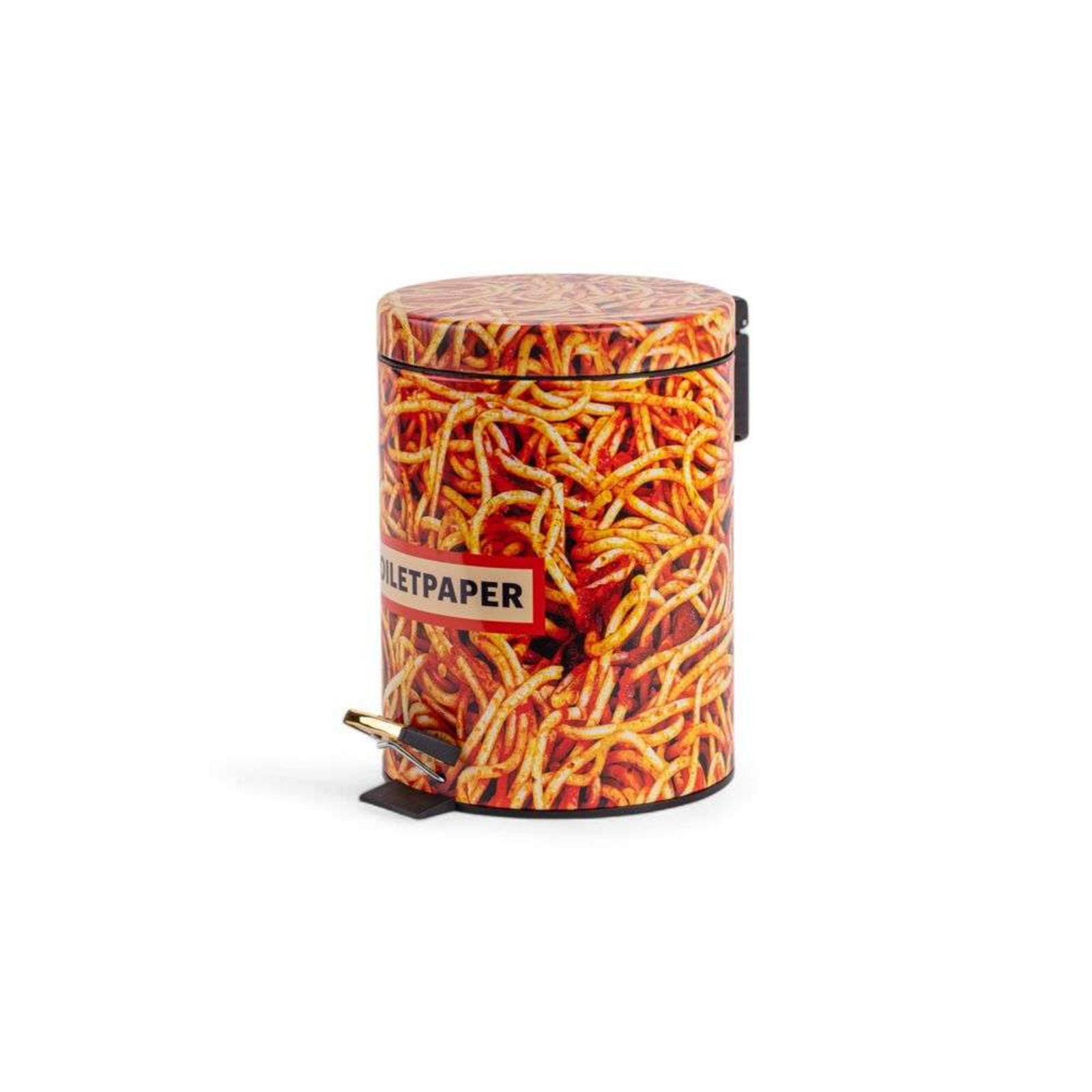 Spaghetti Toiletpaper Home Dustbin Ø20,5xH27,5 Multicolor - Seletti