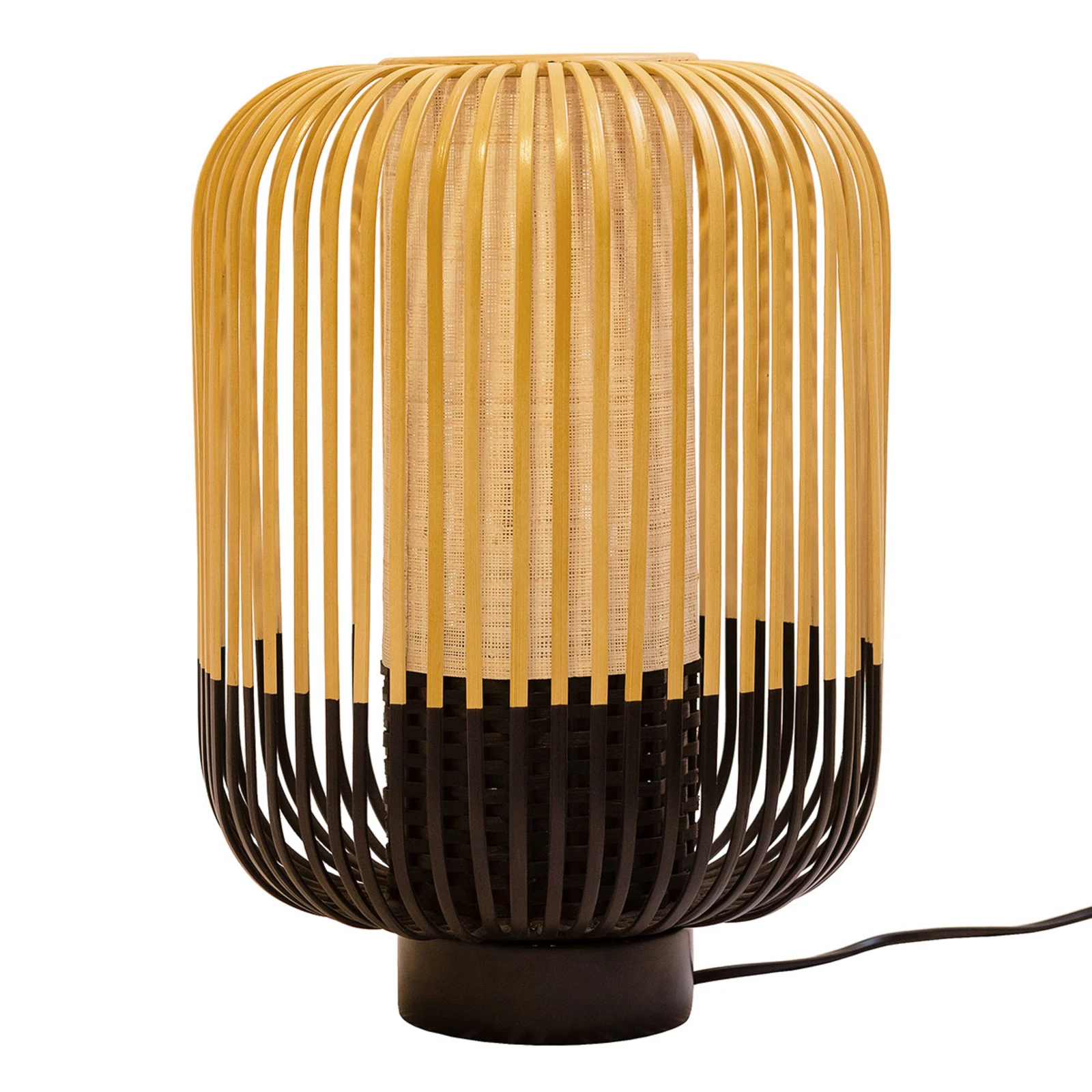 Forestier Bamboo Light M galda lampa 39 cm melna