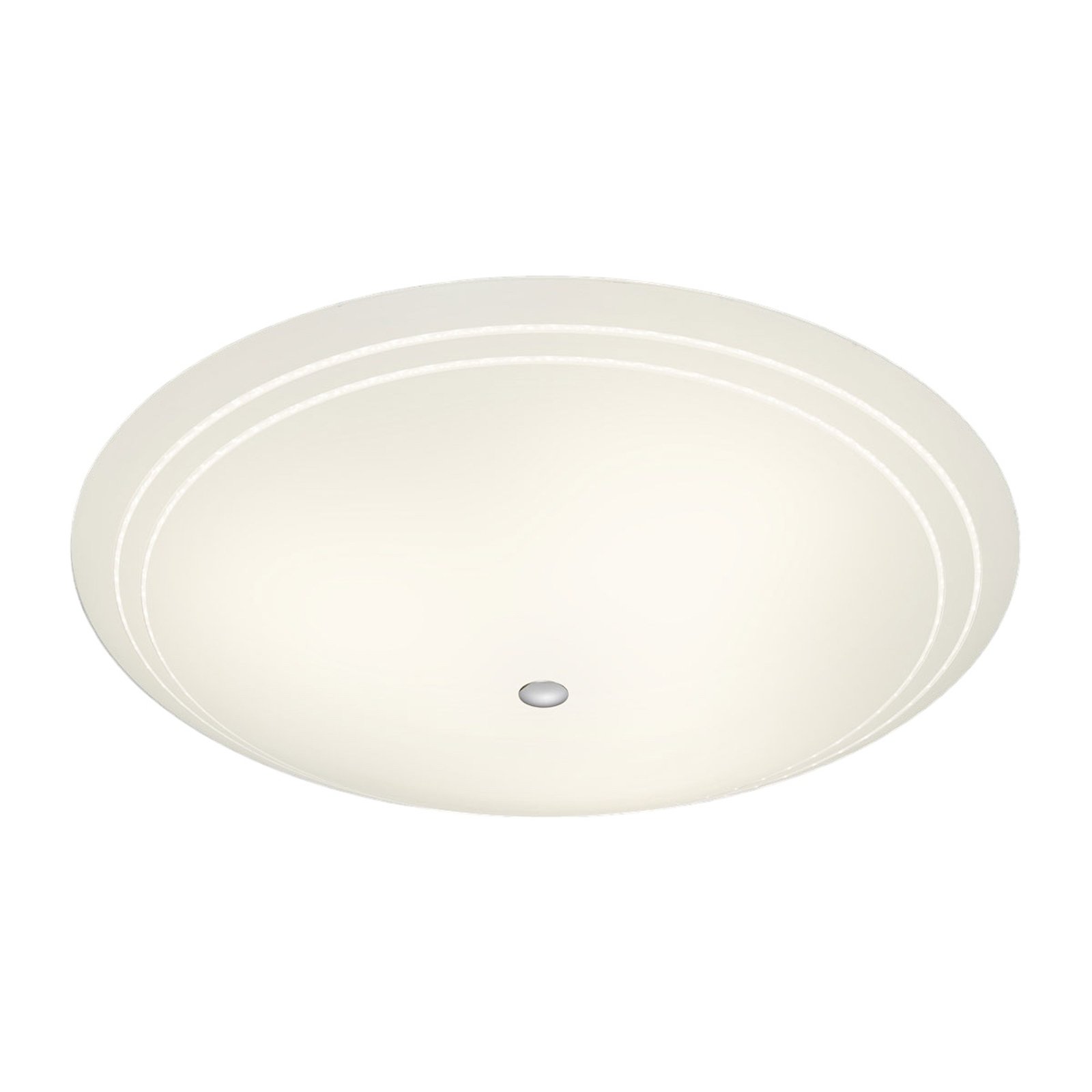 BANKAMP Yanis LED ceiling light, glass, Ø 82 cm