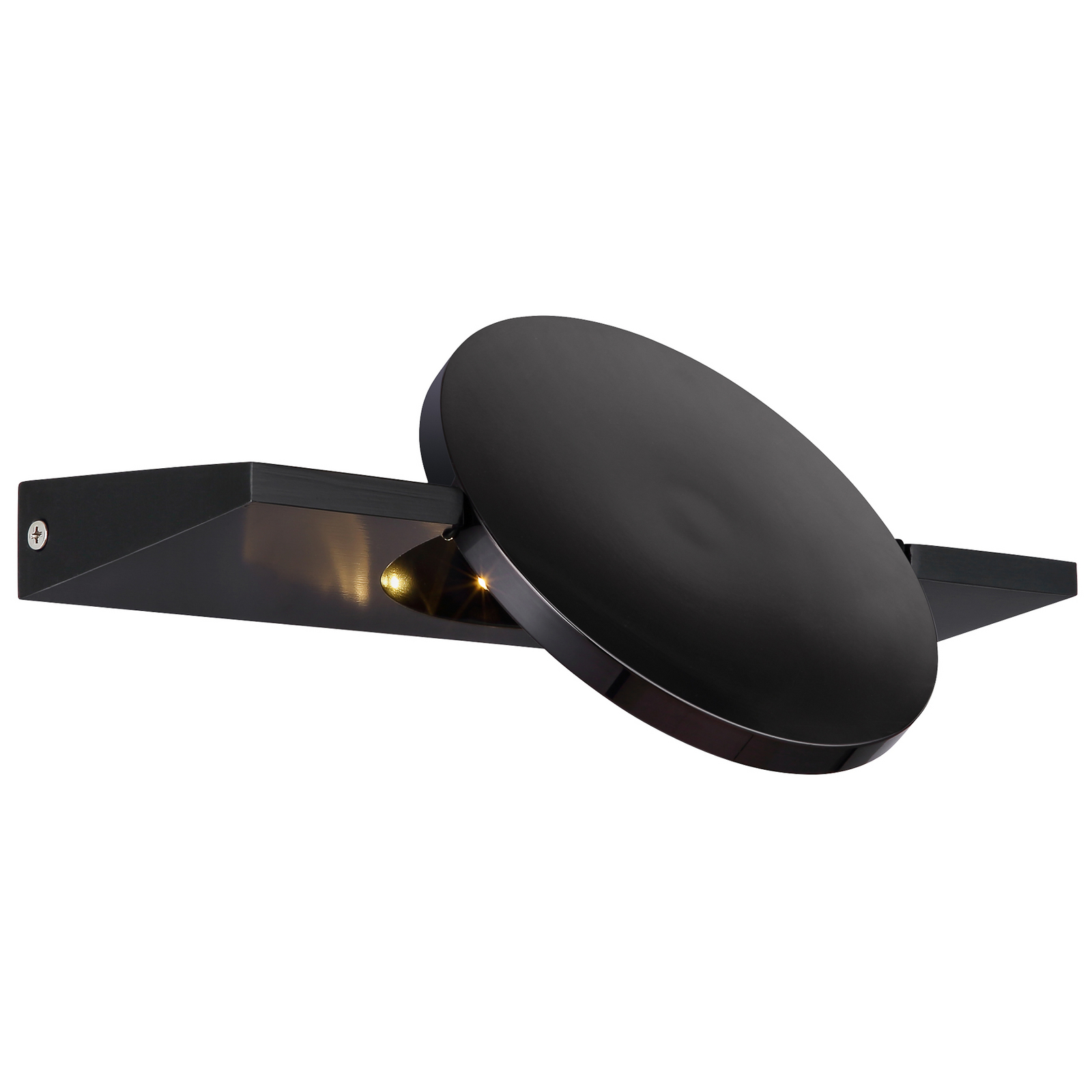 LED-vegglampe Jasper, høyde 28 cm, matt svart, metall LED-vegglampe Jasper, høyde 28 cm, matt svart, metall