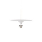 Suspension LED Kantarell, Ø 60 cm, nickel - New Works