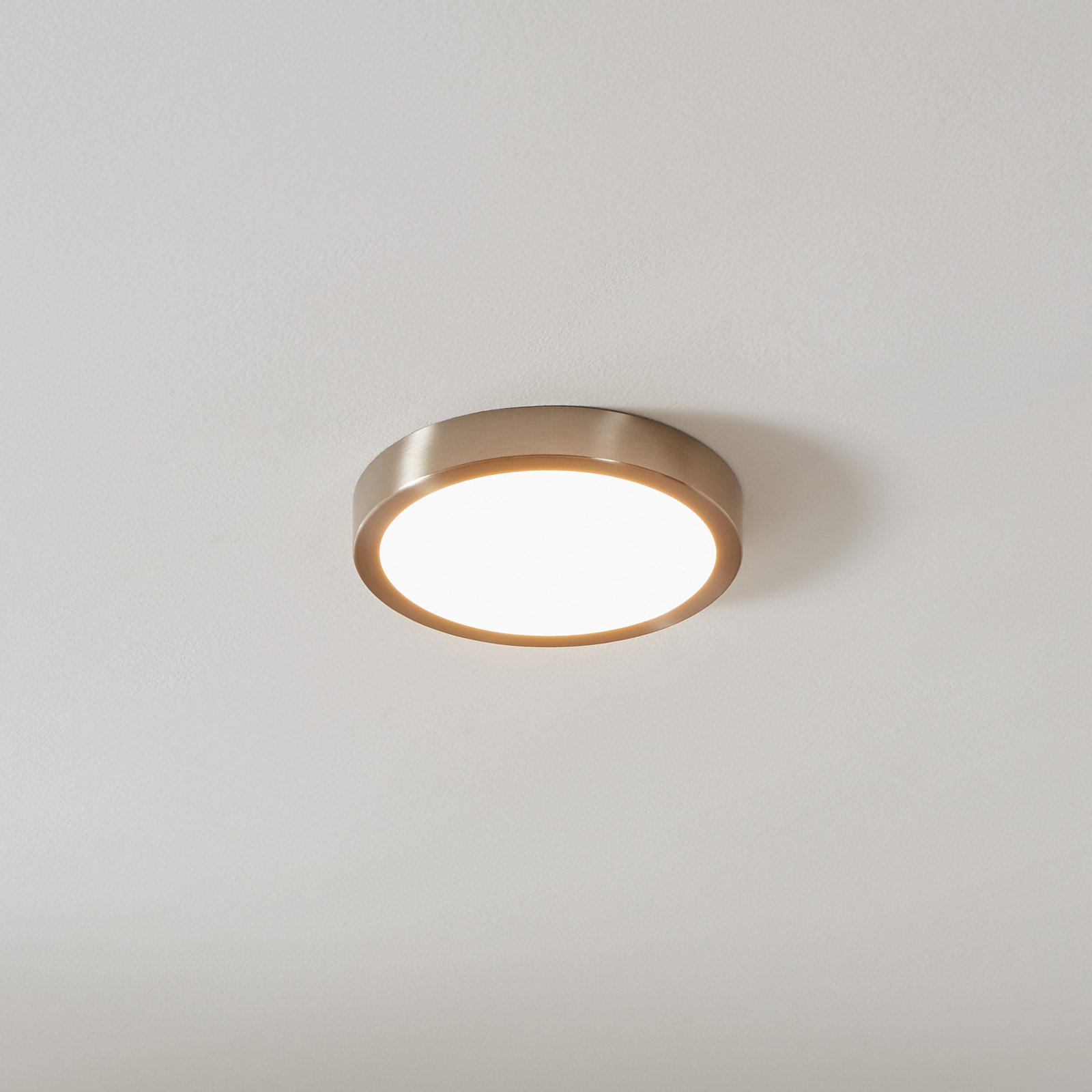 Lampa sufitowa EGLO connect Fueva-Z, Ø 21cm nikiel
