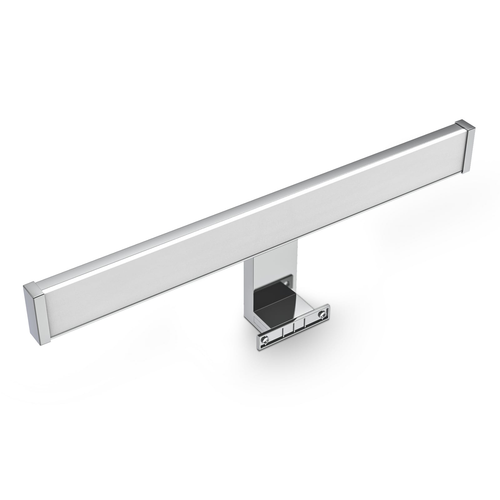LED wandlamp BKL1230, chroom/wit, breedte 40 cm, metaal, IP44 LED wandlamp BKL1230, chroom/wit, breedte 40 cm, metaal, IP44