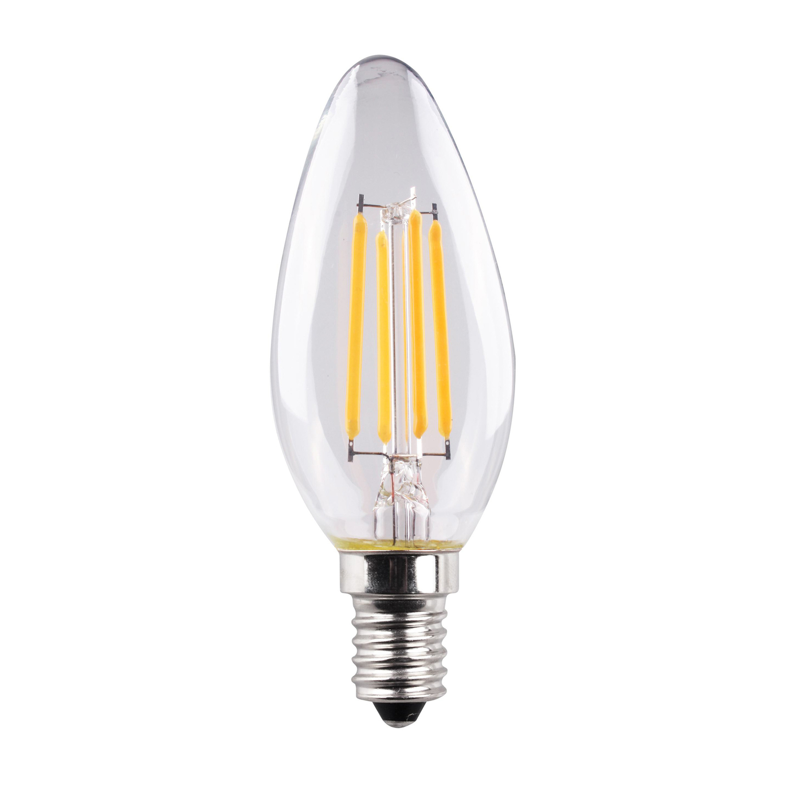 Müller-Licht LED candle E14 4.2 W filament 2,700 K clear, pack of 2