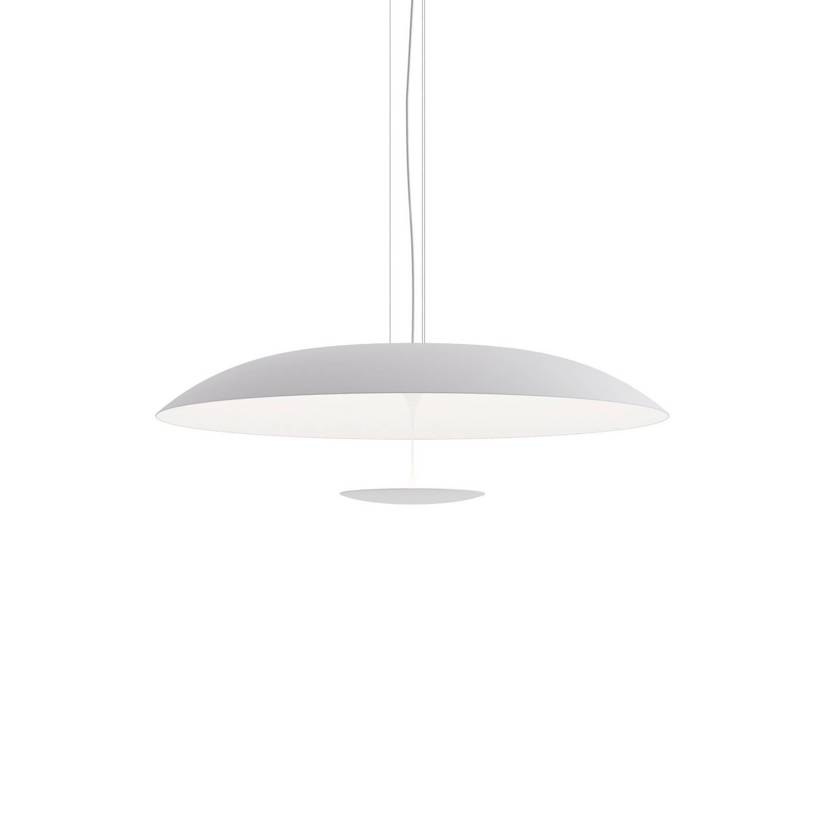 Karman LED-Hängeleuchte BLANCO, Ø 92 cm, weiß, Metall