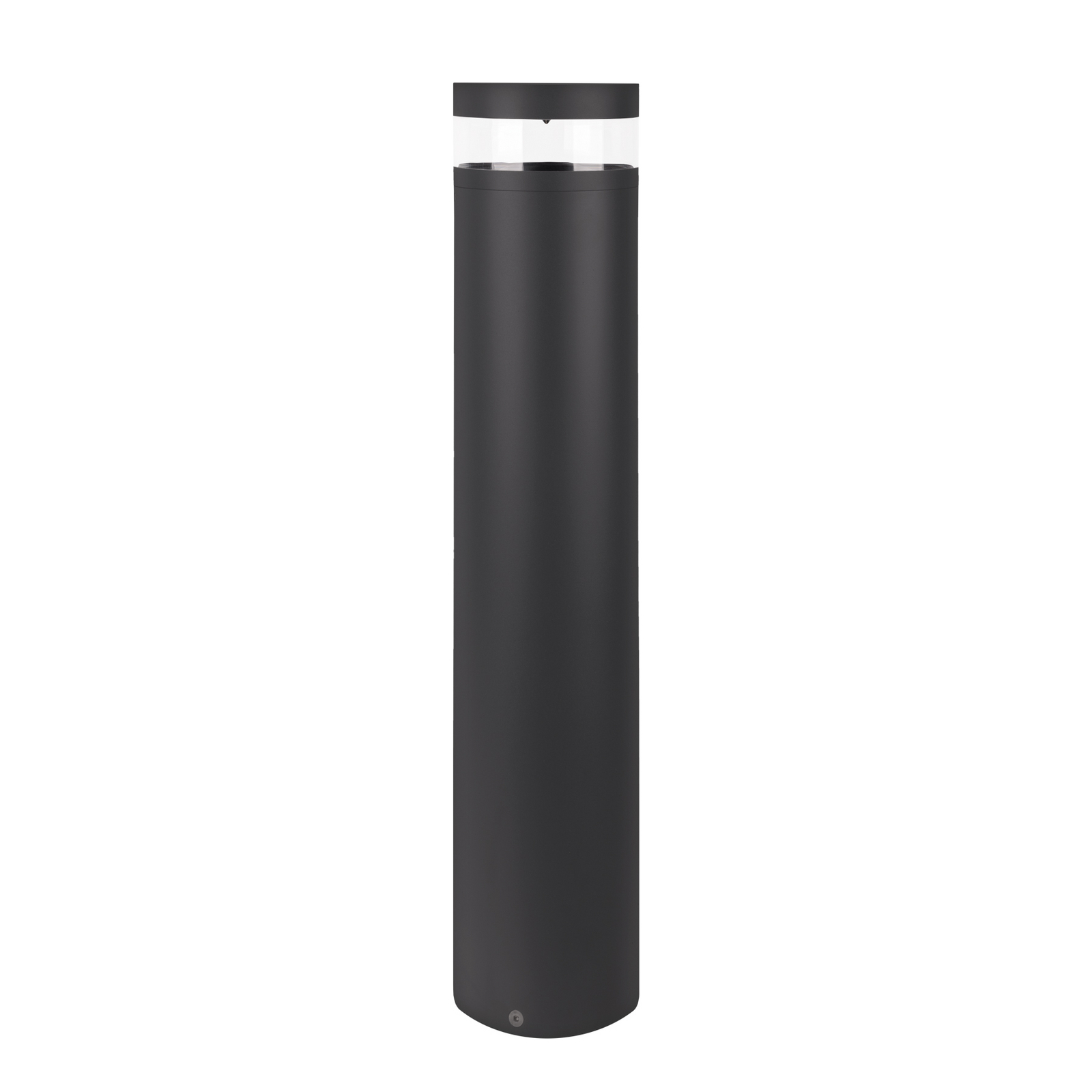 Stavanger LED bollard light, high, with ground anchor, graphite - Norlys